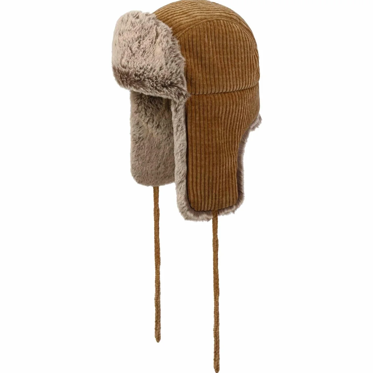 STETSON Seldovia czapka pilotka sztruks ekologiczne futerko Unisex Jesien Zima