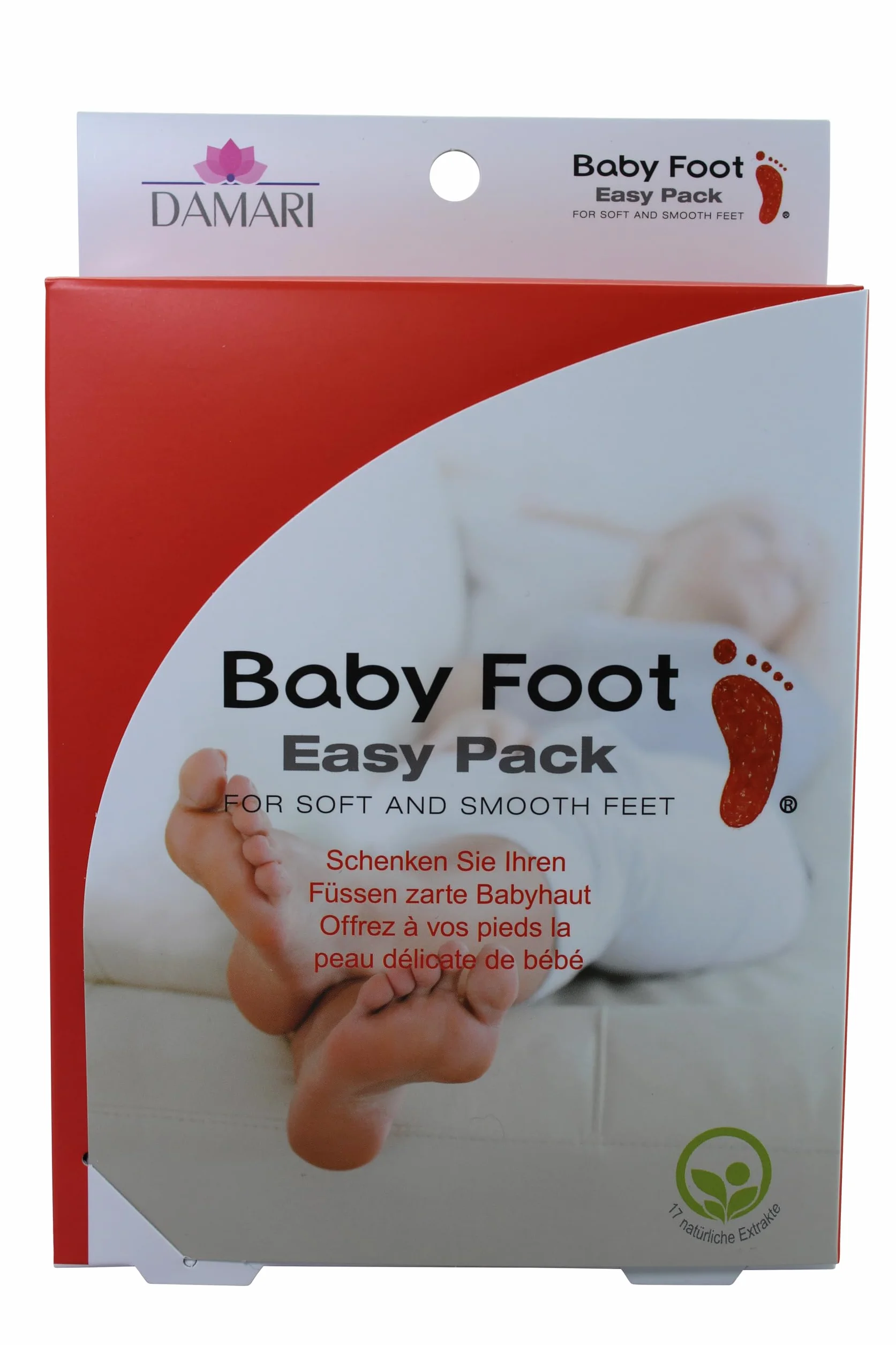 Baby Foot, delikatny peeling zrogowaciałego naskórka, 2 foliowe skarpety