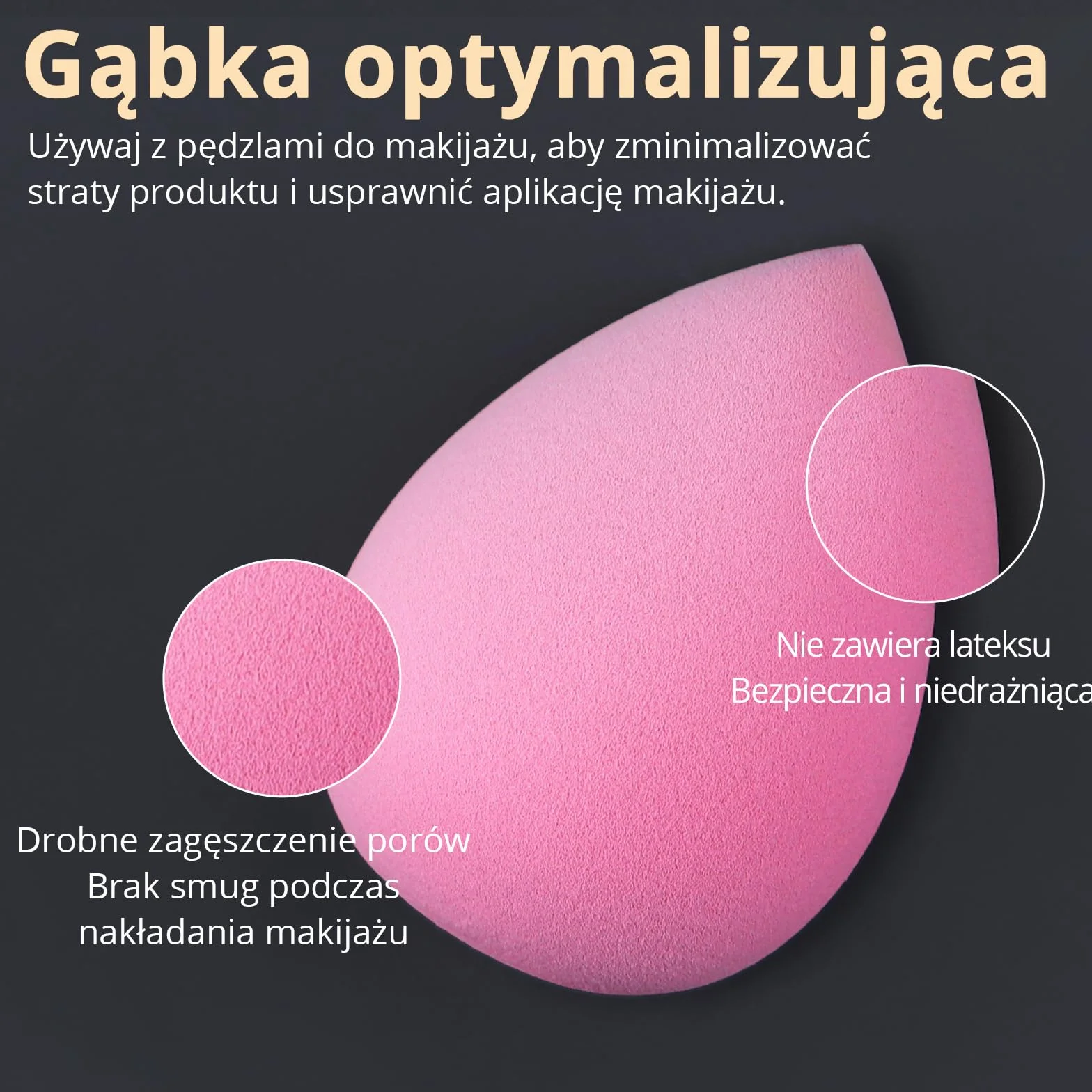 BEAKEY Zestaw pędzli do makijażu 10+2 sztuki srebrny