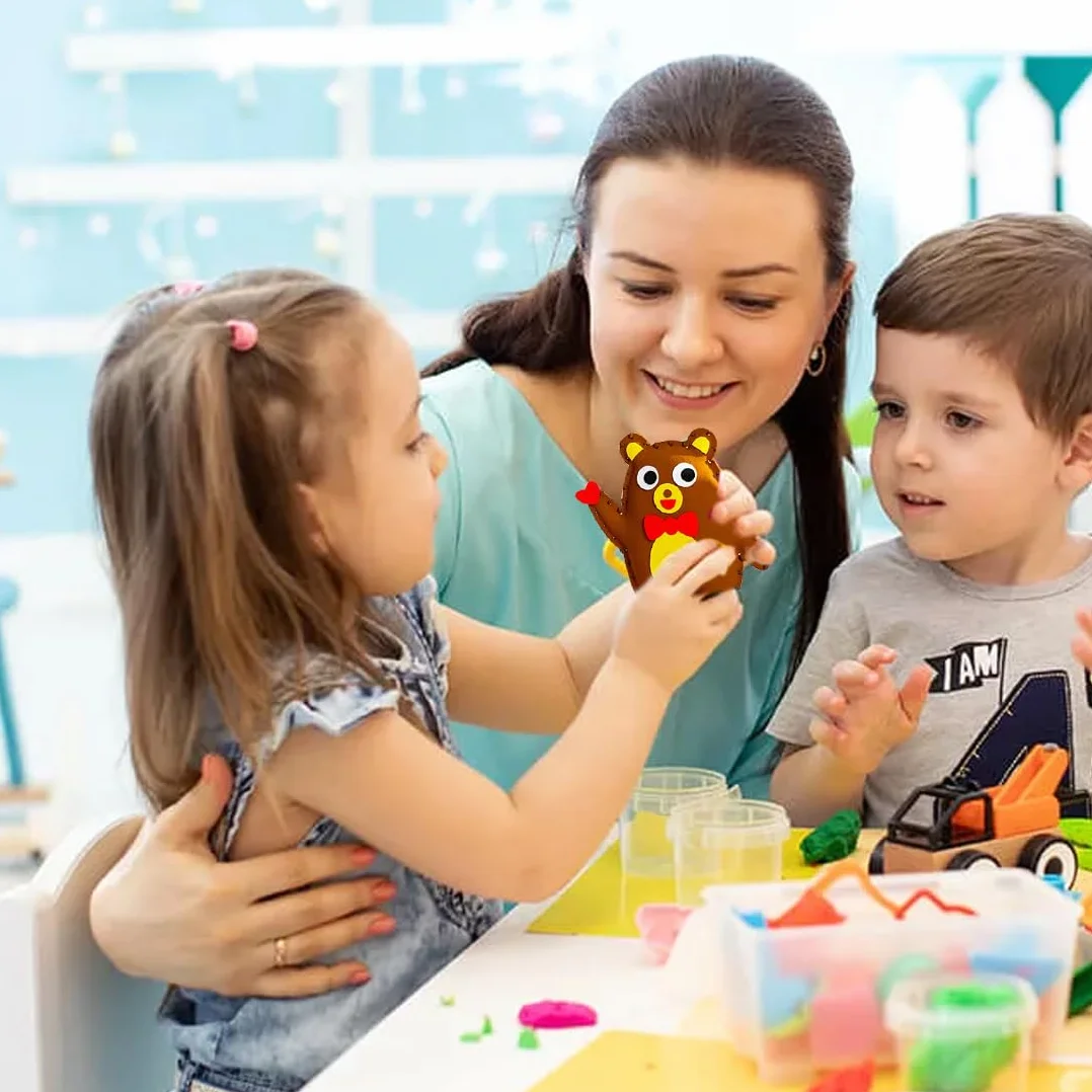 SGERUFZ Zestaw 8 szt. filcowych opakowań do szycia dla dzieci, zestawy do samodzielnego szycia, zestawy do majsterkowania dla dzieci i dzieci edukacyjne i początkujące, szycie wypchane wypchane Orname