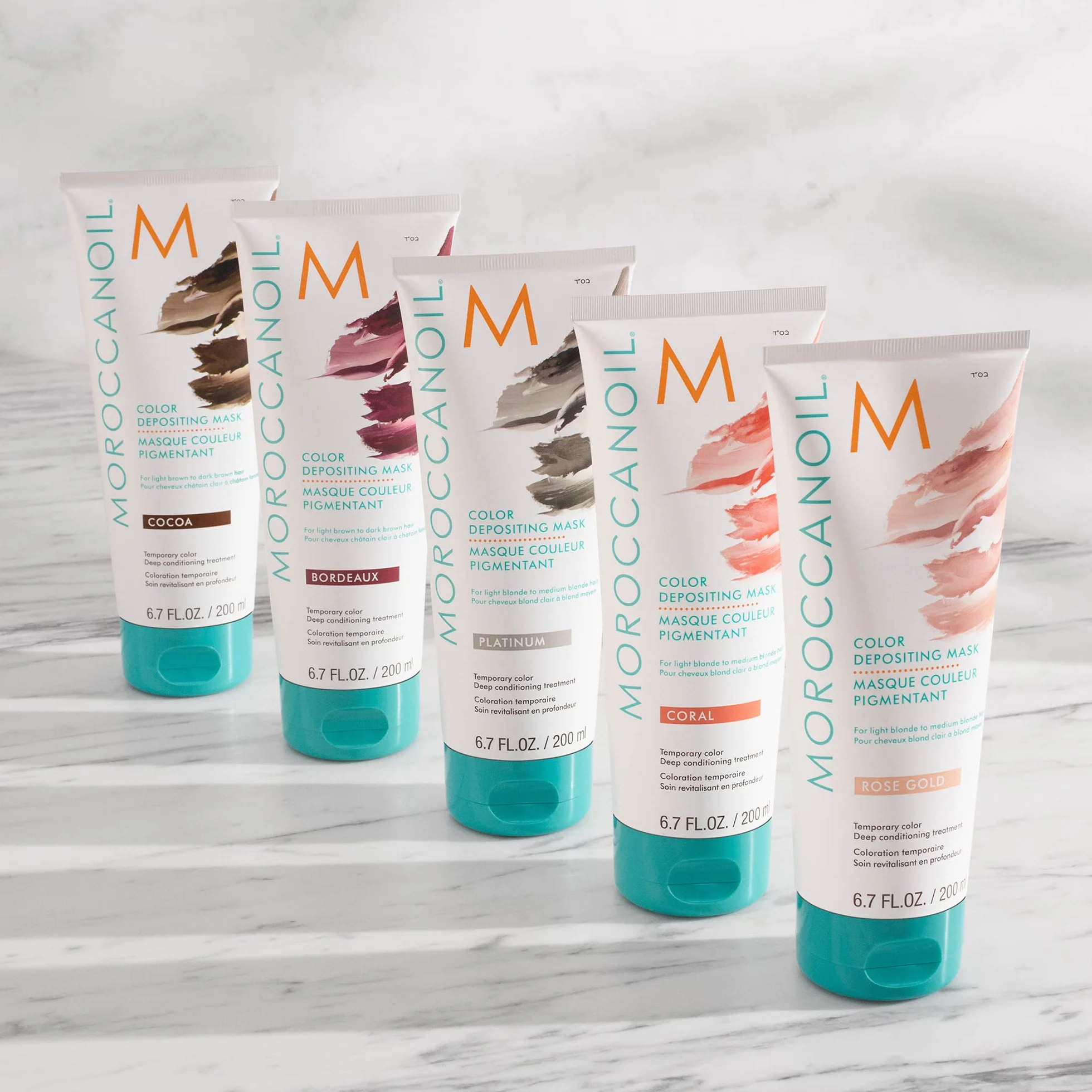 Moroccanoil Koloryzująca maska do włosów Platinum platynowy blond 200 ml
