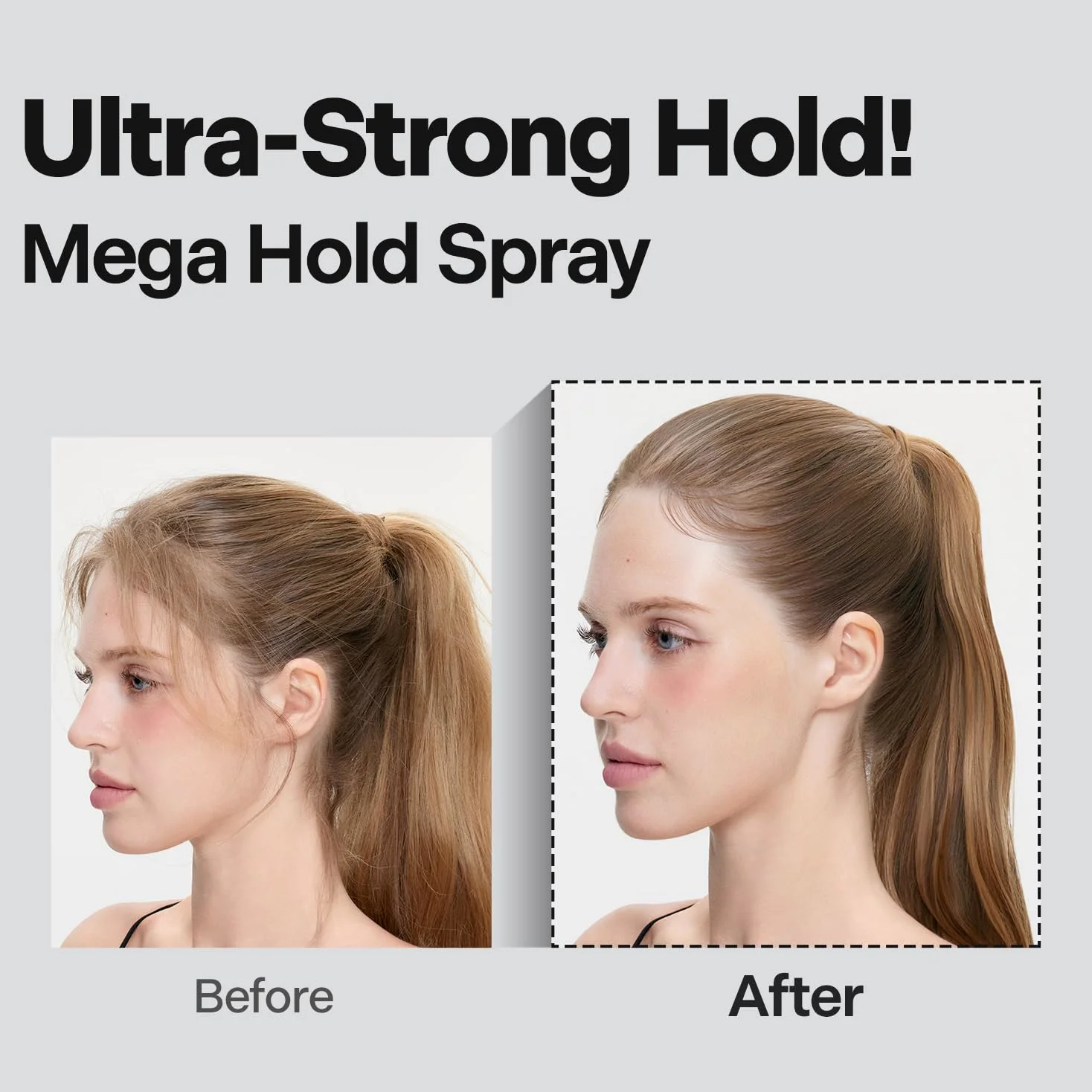 Dashu Premium Mega Hold Super Spray dla mężczyzn 8,45 fl oz – Extra Strong Hold, Prevention, All-Natural Ingredients
