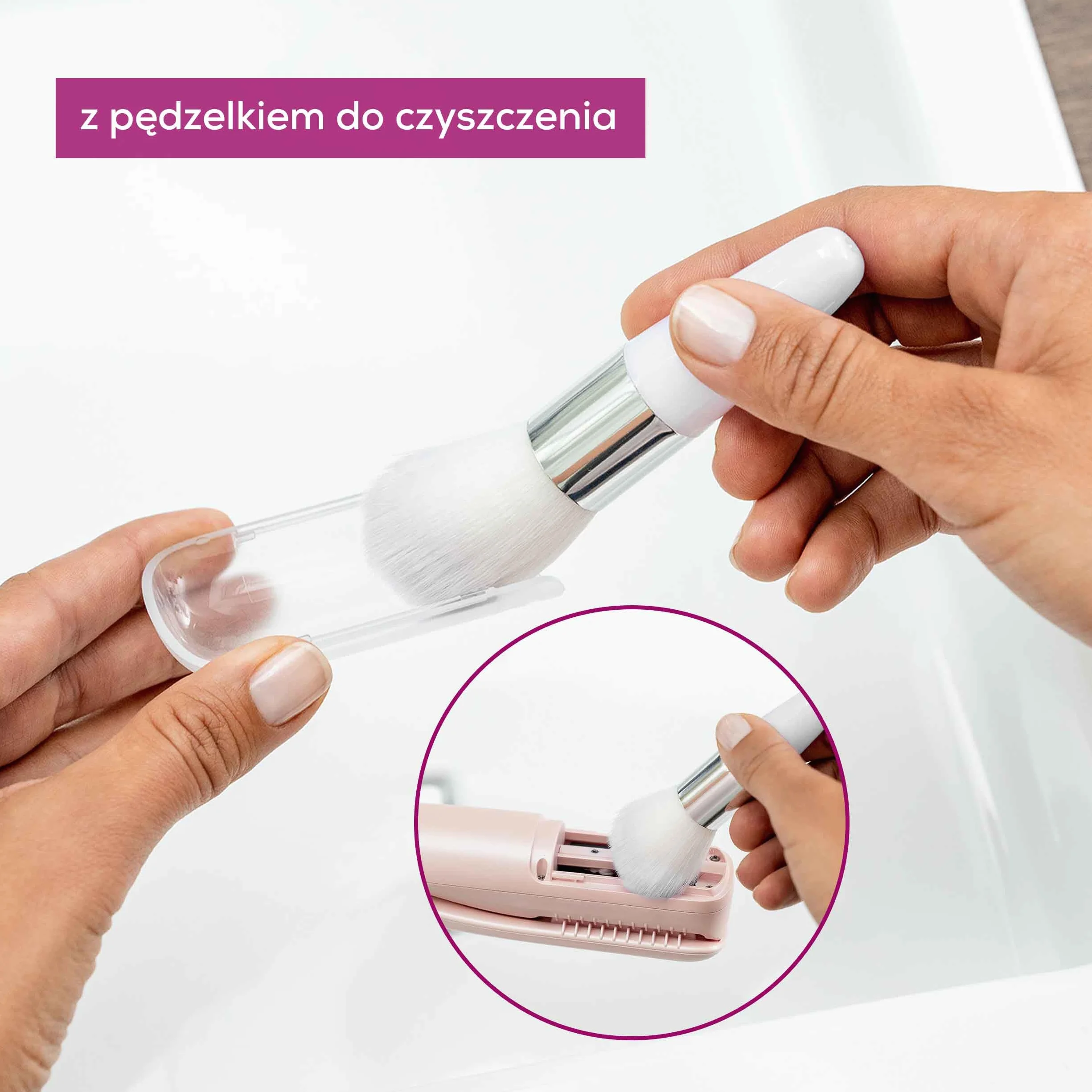 Beurer HT 22 urządzenie do usuwania rozdwojonych końcówek włosów szybko i skutecznie, bez utraty długości dla zdrowych włosów, z wyświetlaczem LED, czas pracy baterii 2 h, różowy