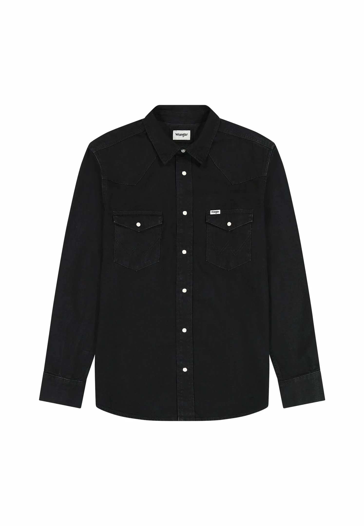 Wrangler Koszulka Mężczyźni Ls Western Shirt (1 w zestawie)