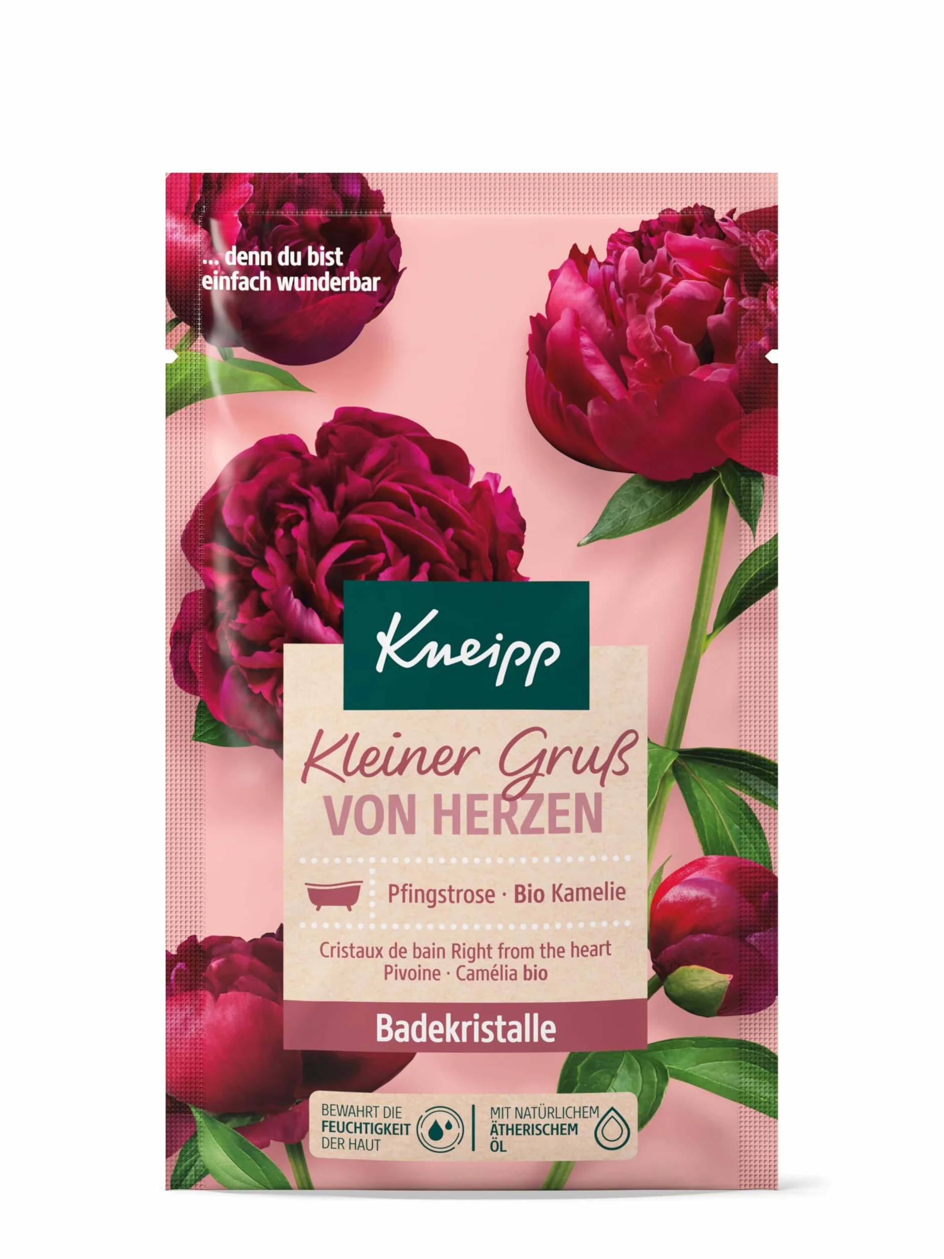 Kneipp Kamelia & Piwonia Sól do Kąpieli, 60 g