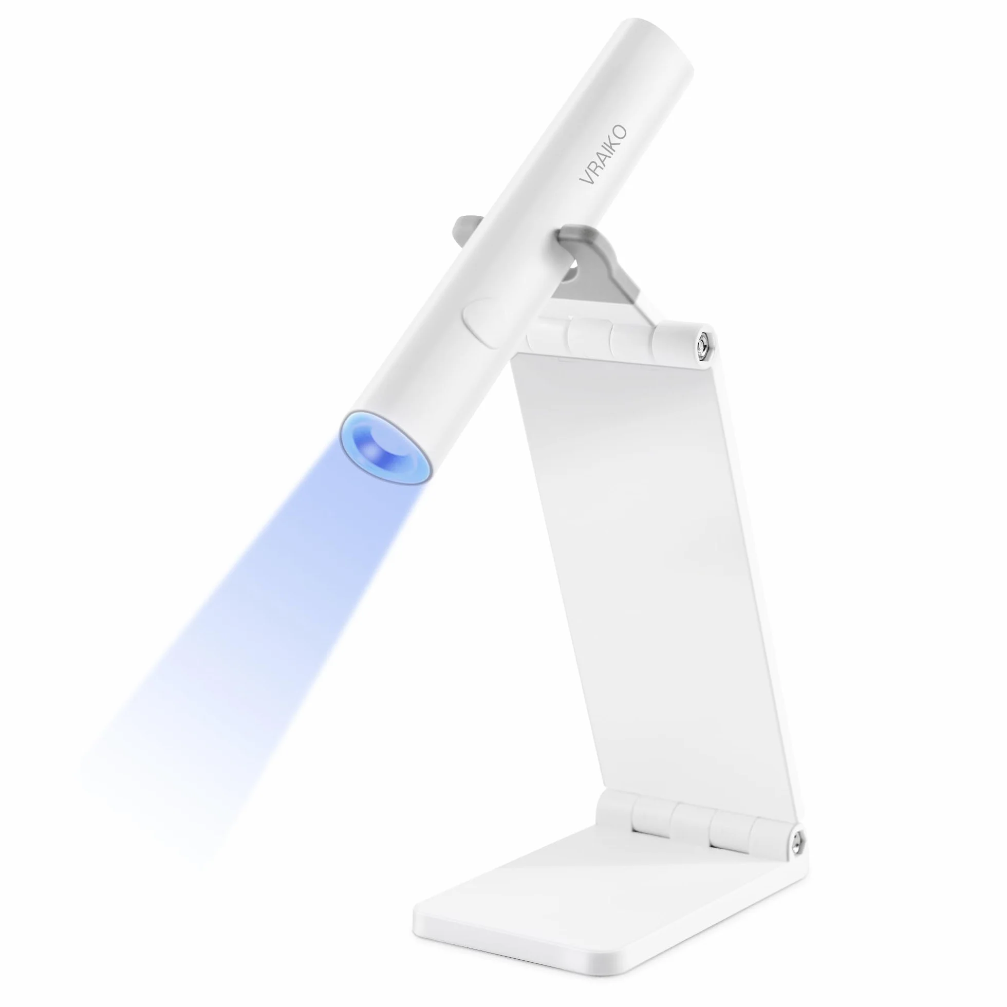 Minicure Ręczna Lampa UV do Paznokci Żelowych, Przenośna LED z Ładowaniem, Suszarka do Szybkiego Utwardzania (Biały)