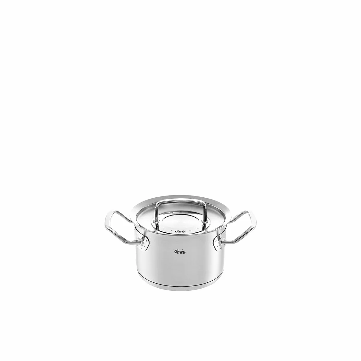 Fissler Original Profi Collection/garnek do gotowania ze stali nierdzewnej (Ø 16 cm, 2,1 l) garnki z metalową pokrywką, skala wewnętrzna, Made in Germany - indukcja