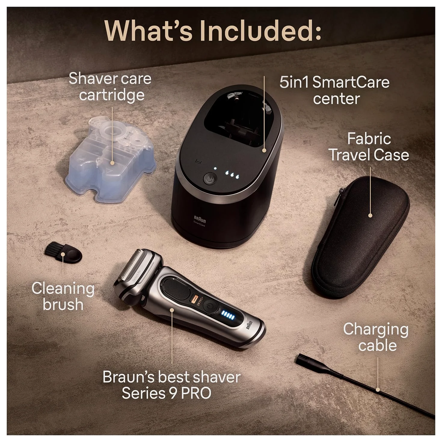 Braun Series 9 7500435218238 Trymer do Brody, Srebrny