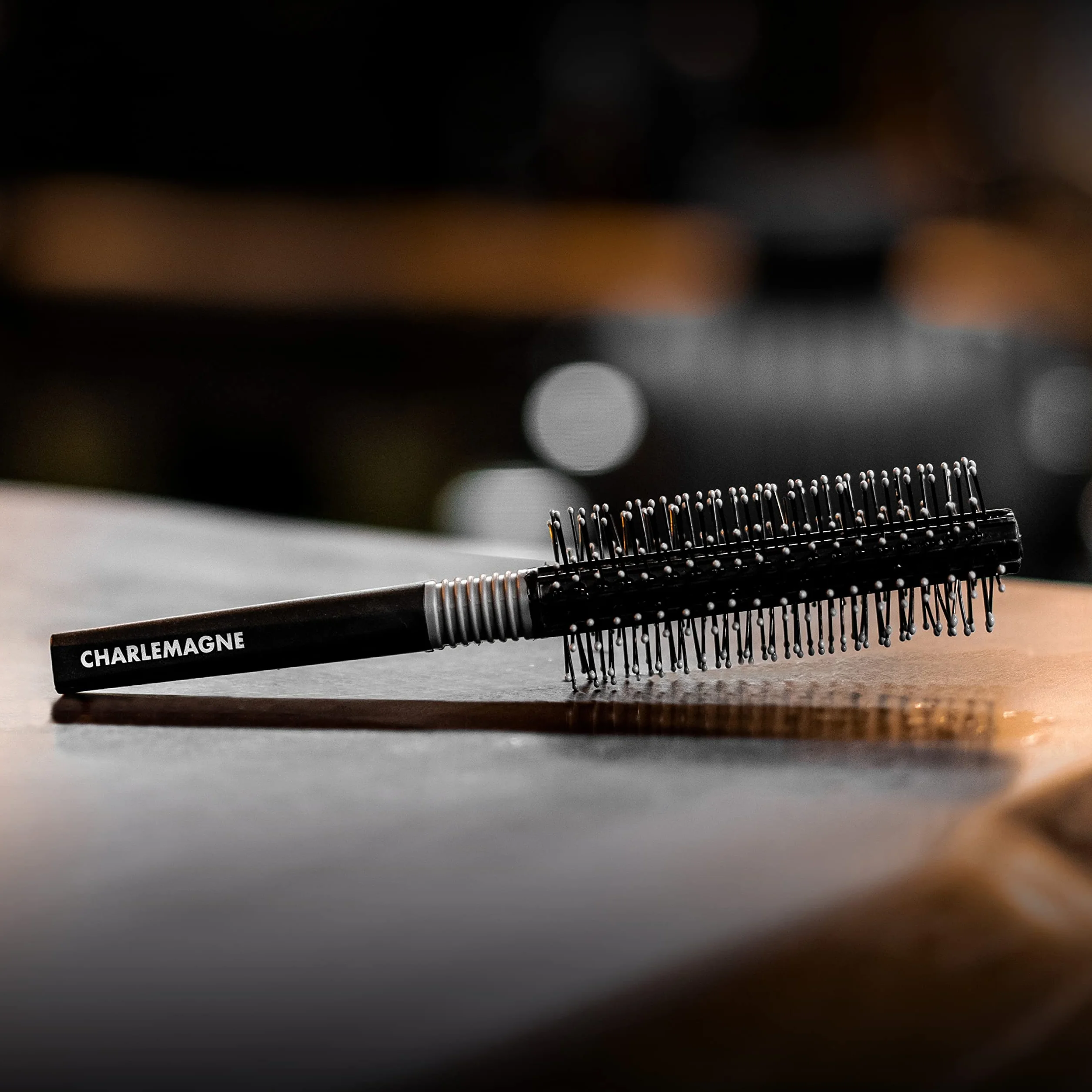 Charlemagne Styling Brush - Okrągła szczotka do stylizacji włosów i brody dla mężczyzn - Round Brush Hair Brush