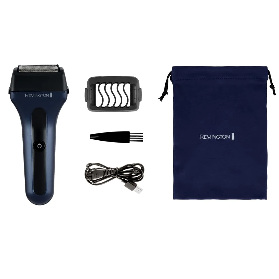 Remington Golarka elektryczna F7, golarka foliowa, bezprzewodowa, na mokro i na sucho, 100% wodoodporna, wysuwany trymer, folie Tri-flex, USB-C, czas pracy 80min, ładowania 120min, Style Series F7000