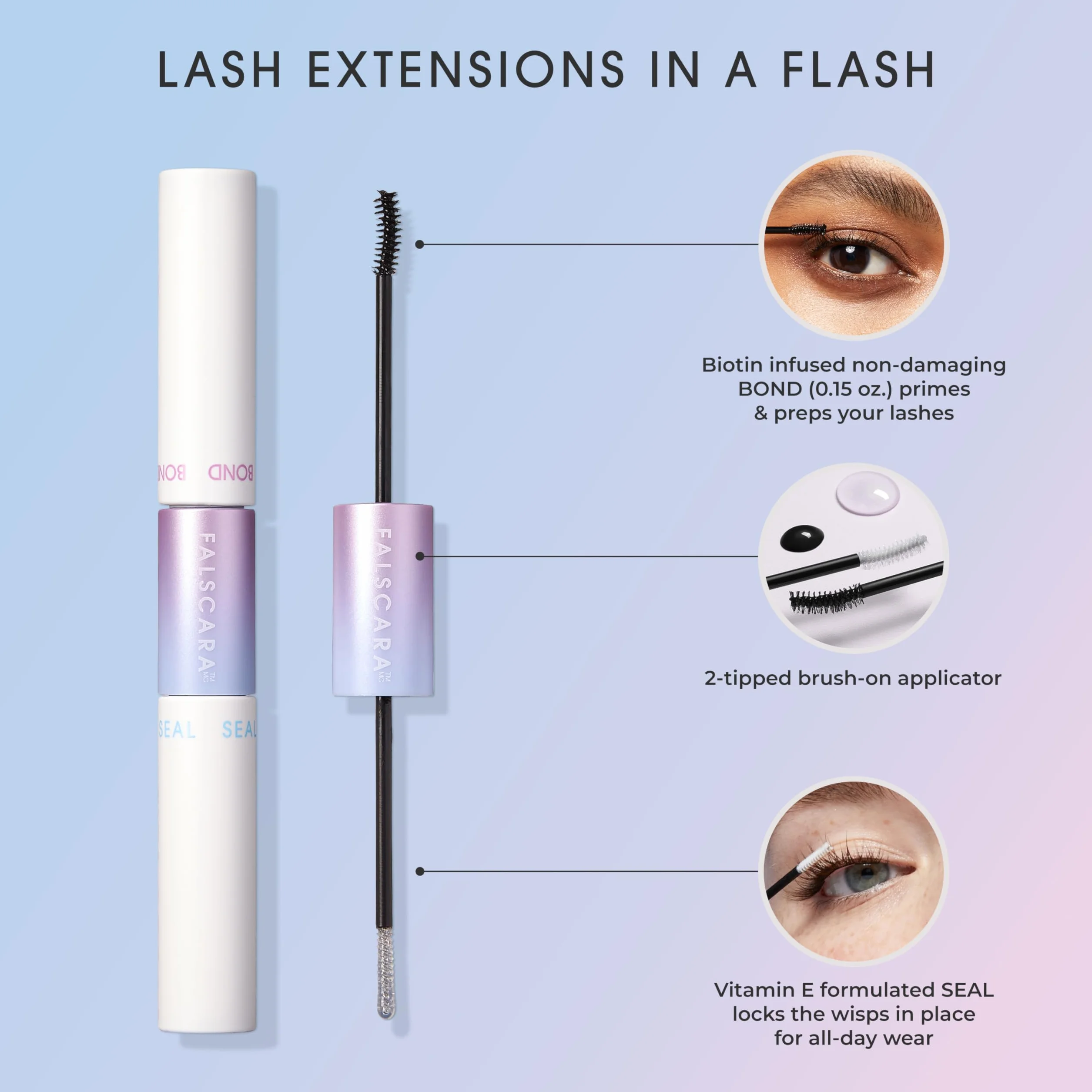 KISS Falscara Eyelash - Bond & Seal