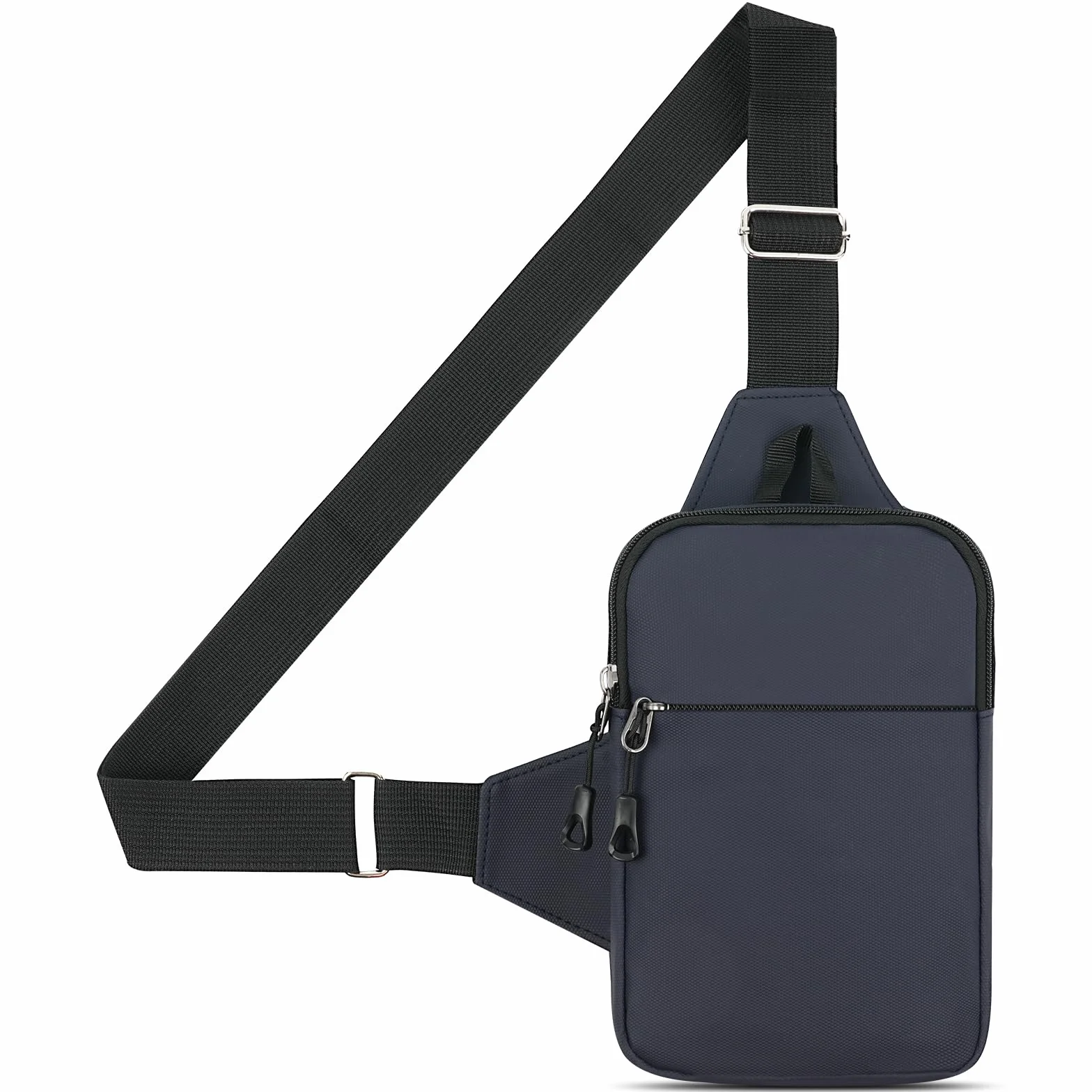 HOTUT Mała torba na ramię, wodoodporna torba na klatkę piersiową dla mężczyzn i kobiet, mini plecak na ramię crossbody z zamkiem błyskawicznym i regulowanym paskiem do podróży, wędrówek, jazdy na
