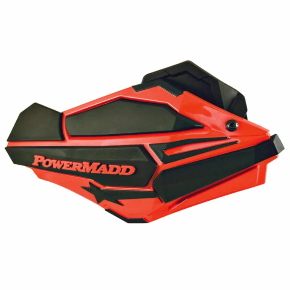 PowerMadd Zestaw 34455 Black Sentinel Mirror Handguard (Fixed/Fold In)