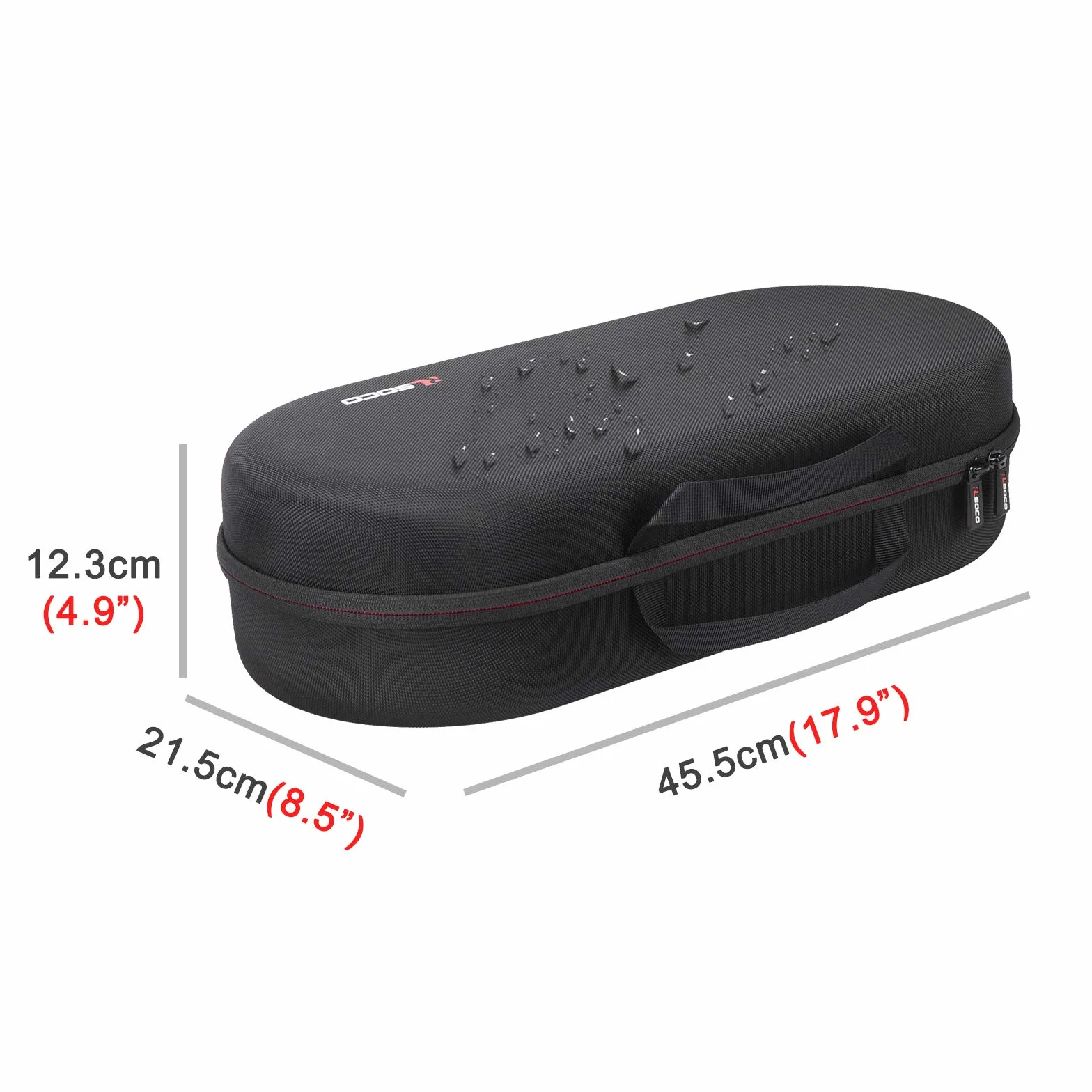 RLSOCO Twarde etui do Dyson Airwrap Complete Long/Complete Styler HS05 HS01 - Pasuje do 4 szt. długich beczek lub krótkich beczek - czarne (tylko etui, stylizator do włosów nie jest dołączony),