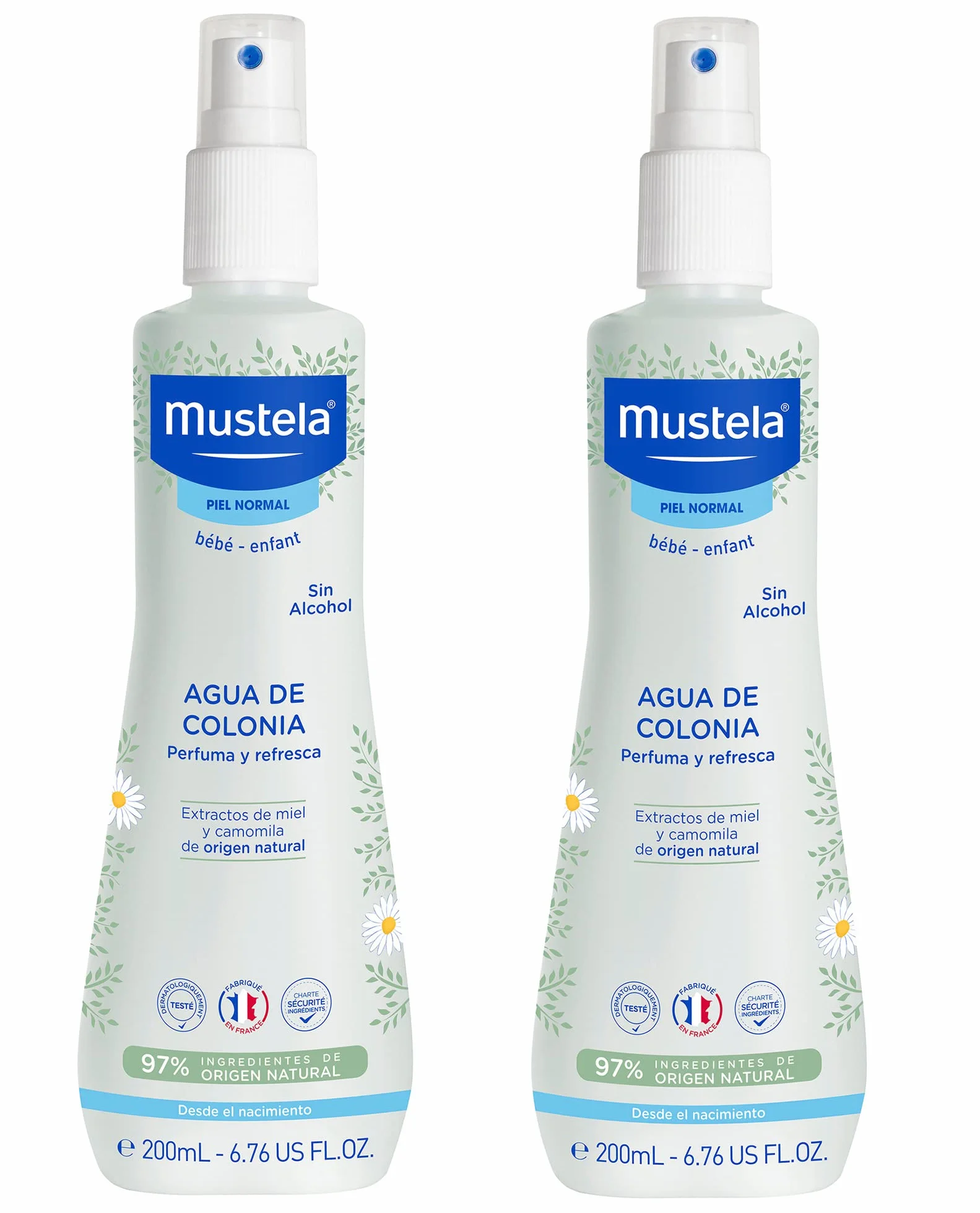 MUSTELA DUO WODA KOLONIA 2 X 200 ML