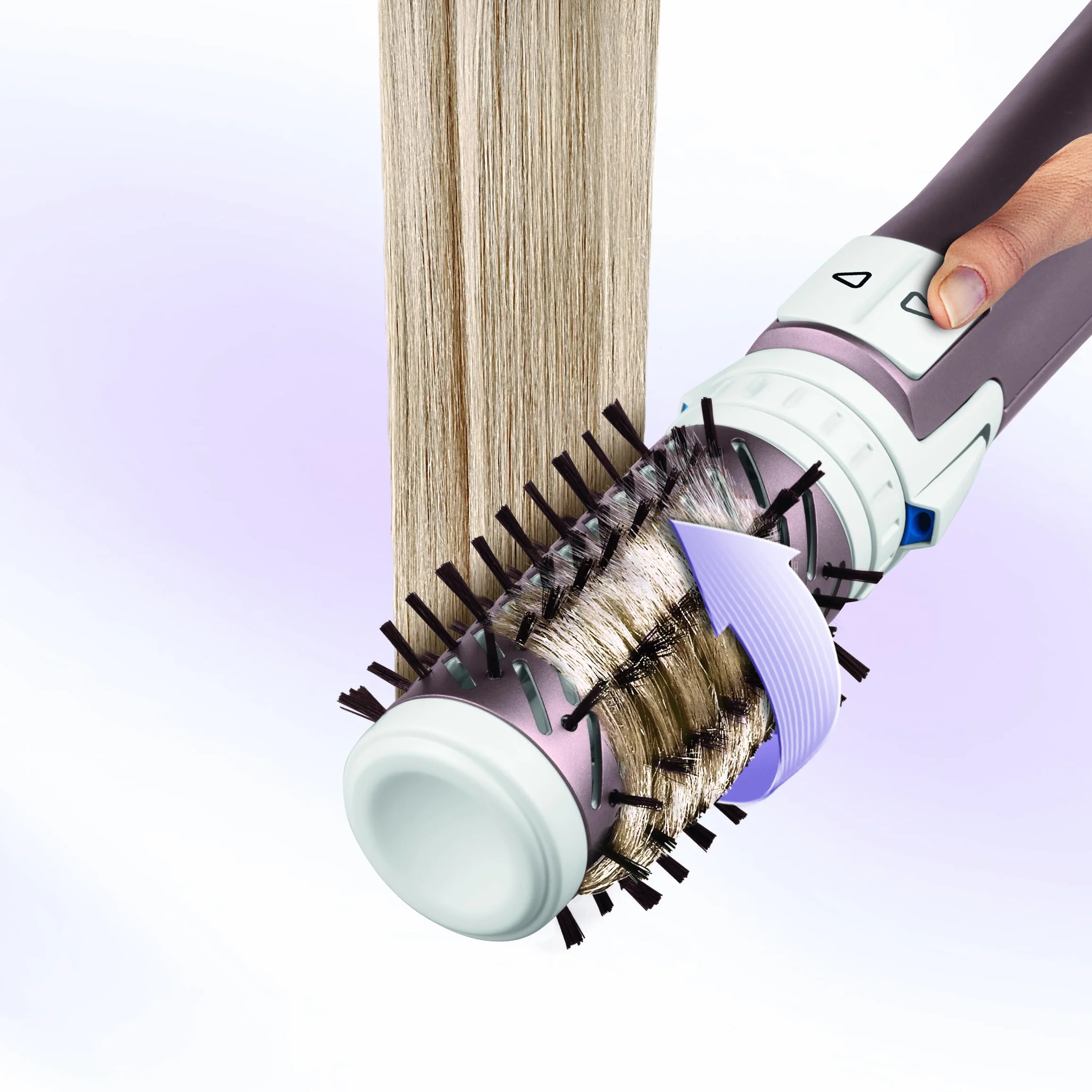 Rowenta Brush Activ CF9540 Lokówko-Suszarka, Biały/Miedziany, 1000 W