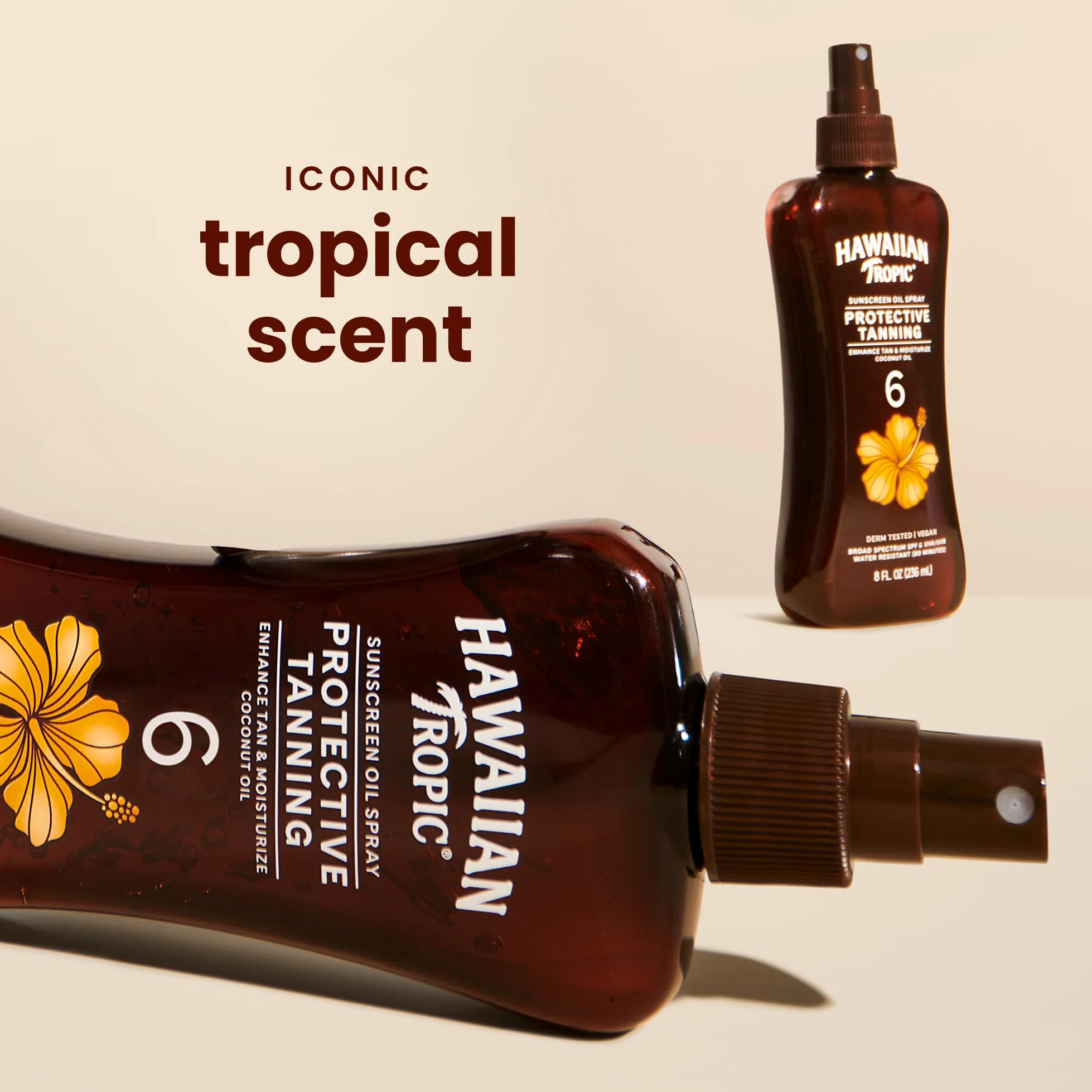 Hawaiian Tropic Dark Tanning Oil SPF #6 Pomp by Hawaiian Tropic