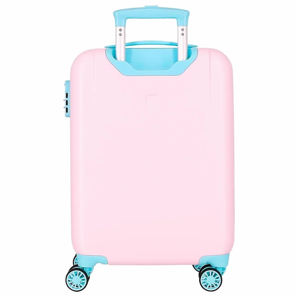 Joumma Disney Stitch różowa walizka kabinowa 38 x 55 x 20 cm sztywny 2 kg zamek szyfrowy z boku ABS 2 kg 35 l bagaż podręczny, Różowy kolor, Talla única, walizka kabinowa