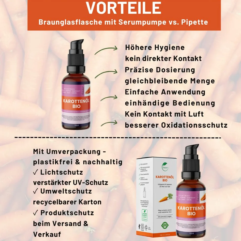 Bio Olej z Rzepki 50 ml – pielęgnacyjny i naturalny blask, 100% naturalny, bogaty w beta-karoten i witaminę A, do twarzy, ciała i masażu
