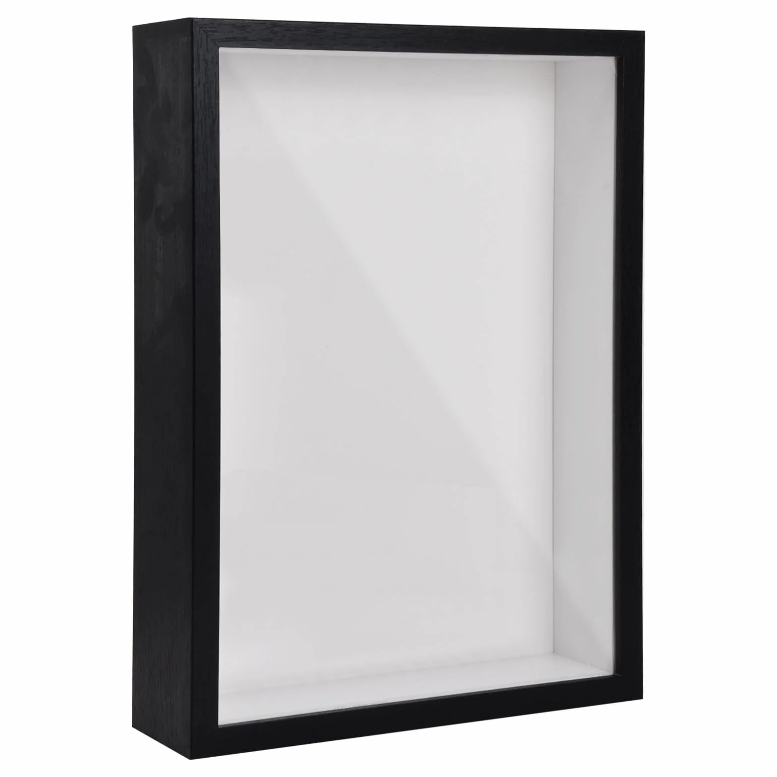 Ramka A4 3D Shadow Box, 22,7 x 31,4 cm, ramka na zdjęcia 3D, głębokie pudełko na ścianę i blat, drewniana ramka na zdjęcia 3D, pudełko ekspozycyjne na medal, kwiaty, bilety, rękodzieło, pamiątki