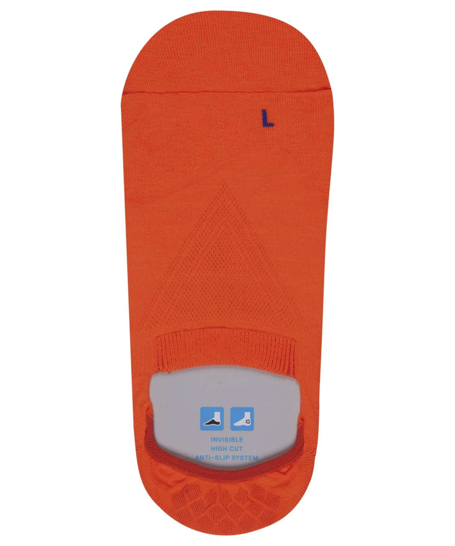 FALKE Uniseks Stopki Cool Kick Invisible U In materiał funkcyjny niewidoczne jednokolorowe 1 Para, Pomarańczowy Orange Ray 8061, 37-38