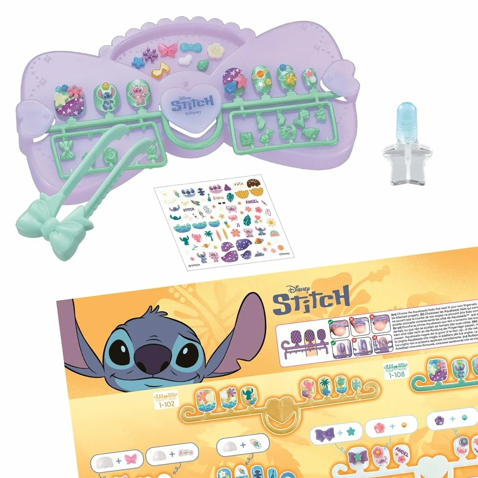 Aquabeads 35121 Stitch Nail Designer Kit Arts & Crafts Bead Activity Toy