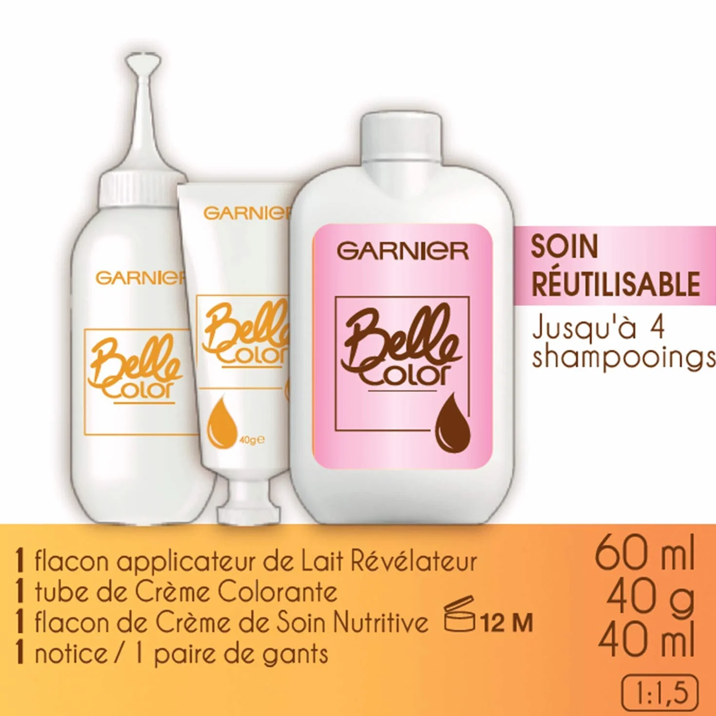Garnier - Belle Color - permanentny kolor blond - 06 bardzo jasny naturalny blond