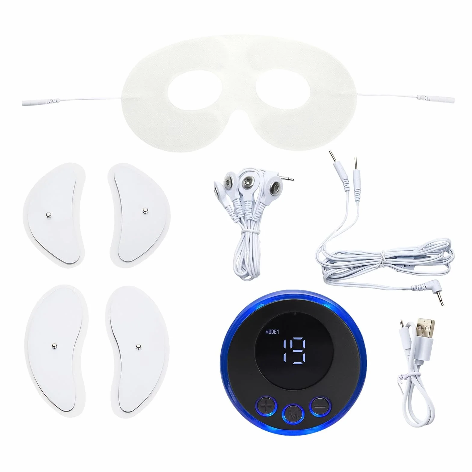 Urządzenie EMS do Twarzy Mikroprądowy Liftingujący 8 Trybów Bateria 200 mAh