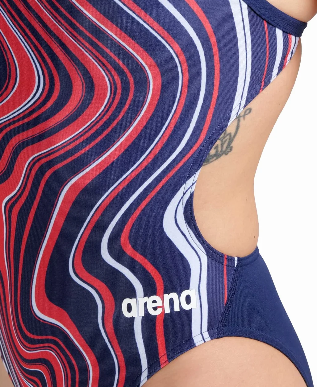ARENA strój kąpielowy Kobiety Marbled