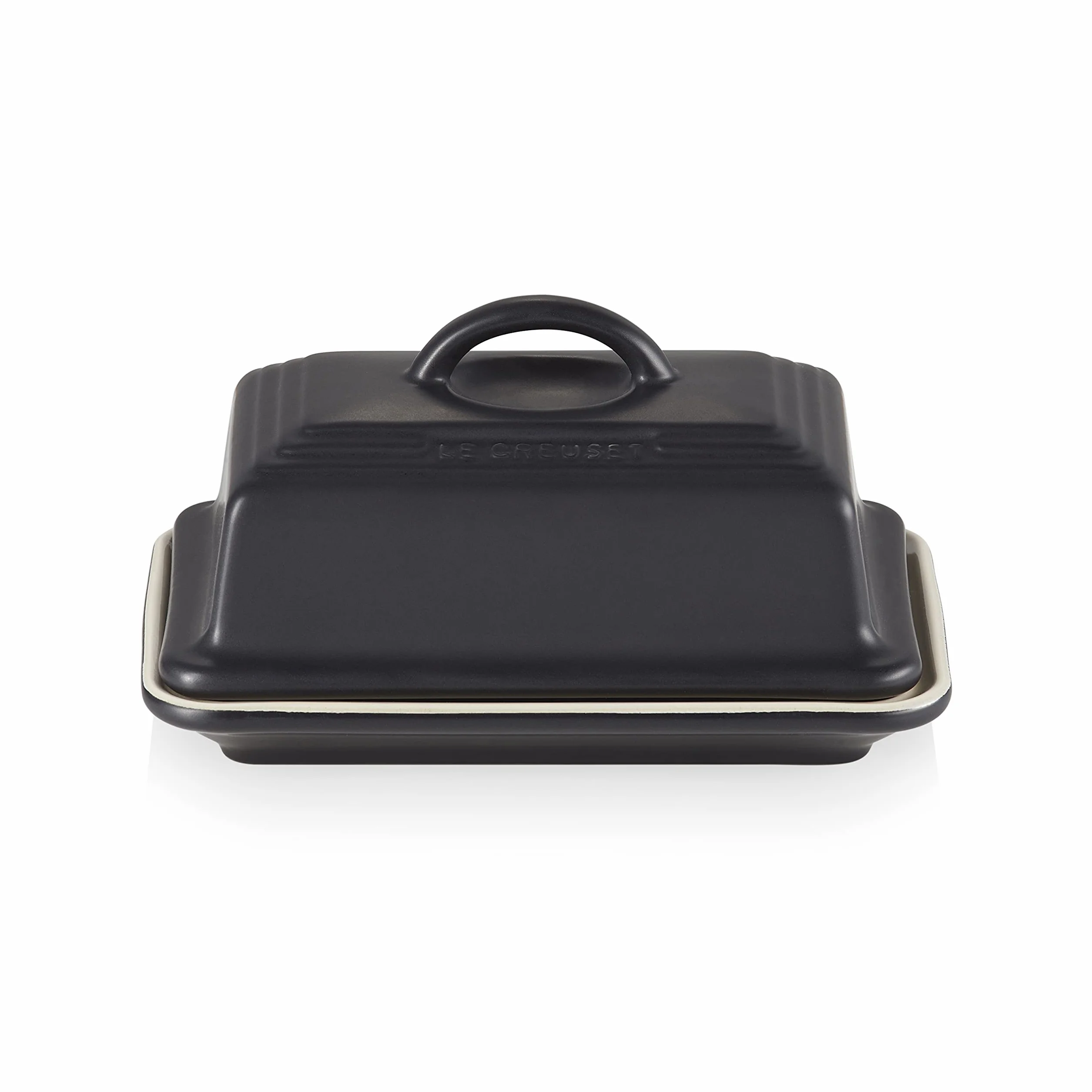 Le Creuset Maselniczka kamionka, 900 g, 17 x 12,5 x 9 cm, czarna matowa