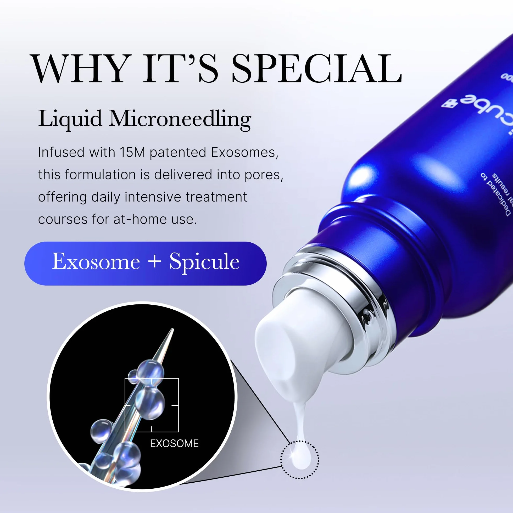 medicube Zero Exosome Shot 7.500 ppm Spicule serum do twarzy Liquid Skin Booster serum do twarzy, egzosomy, pielęgnacja porów Aha Bha Pha, martwe komórki skóry, 1,01 fl.Oz