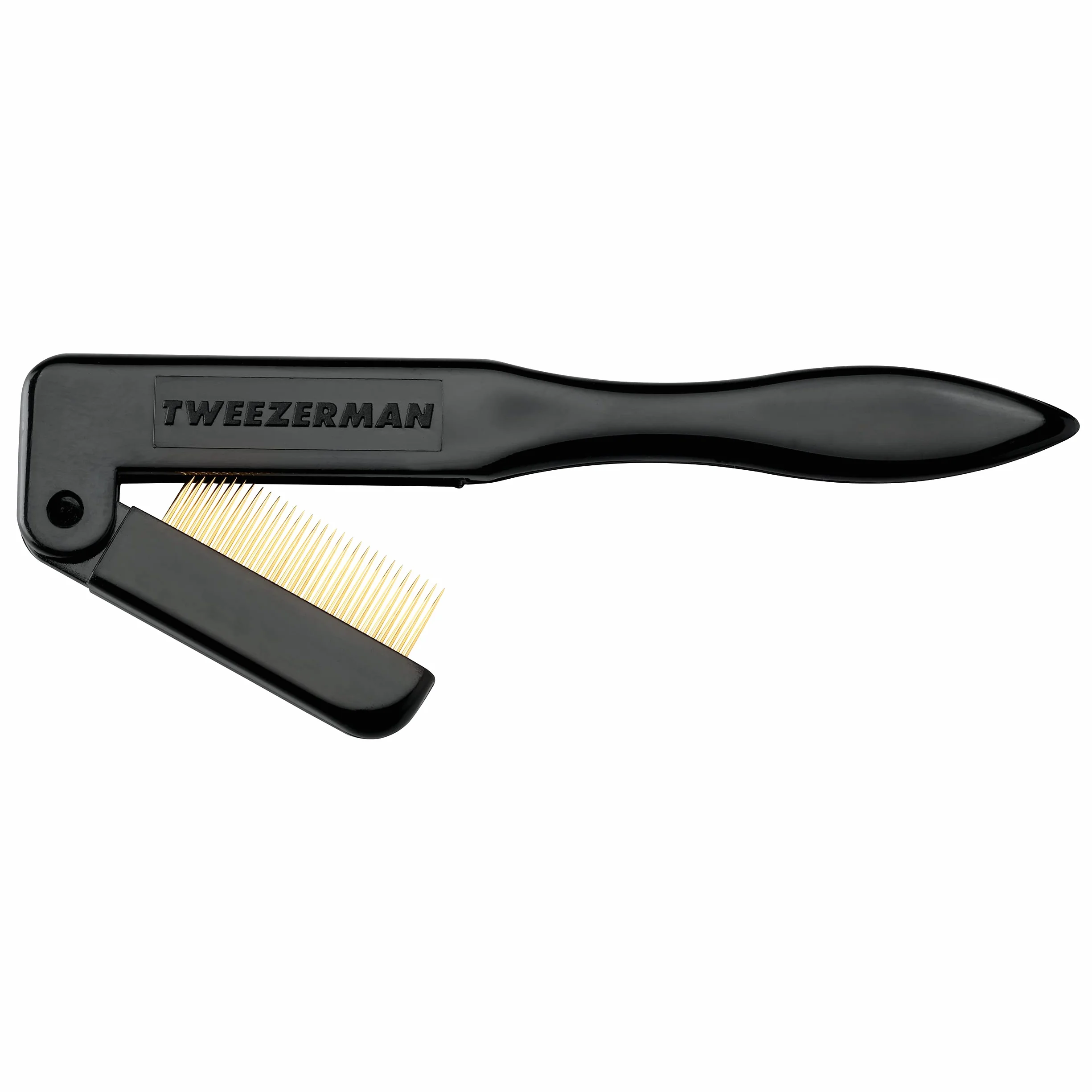 TWEEZERMAN Grzebyk do rzęs LASHCOMB 38 & 60 składany rozmiar podróżny