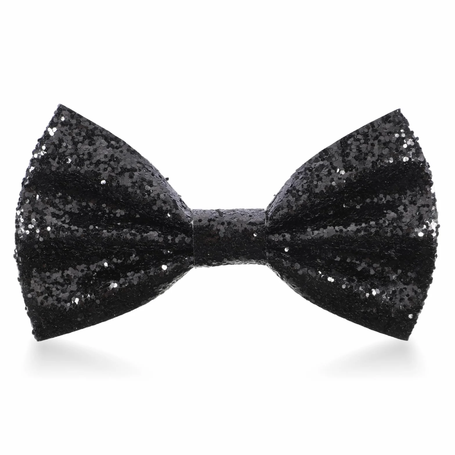 Prasacco Brokatowa muszka męska, brokatowy krawat męski muszka czarna Black Tie krawaty dla czarnej cekinowej krawaty regulowany krawat akcesoria kostiumowe na wesele Boże Narodzenie Halloween imprezę