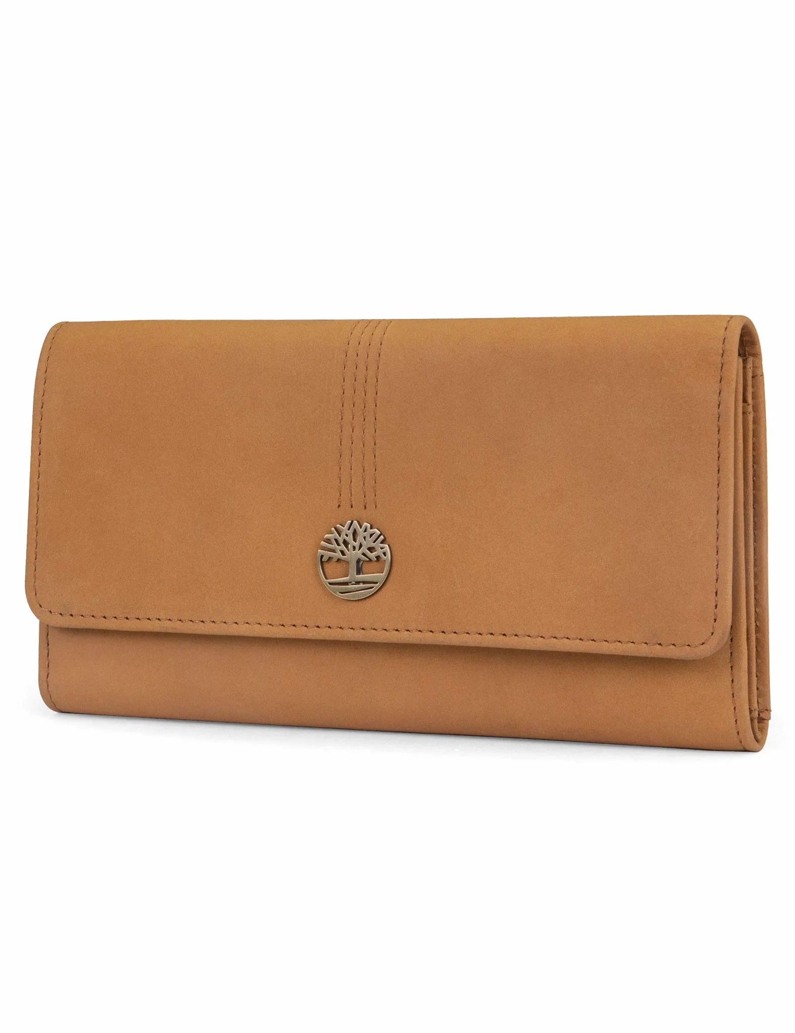 Timberland Damski skórzany portfel RFID Flap Wallet Cluth organizer na pieniądze, Pszenica (nubuk), jeden rozmiar