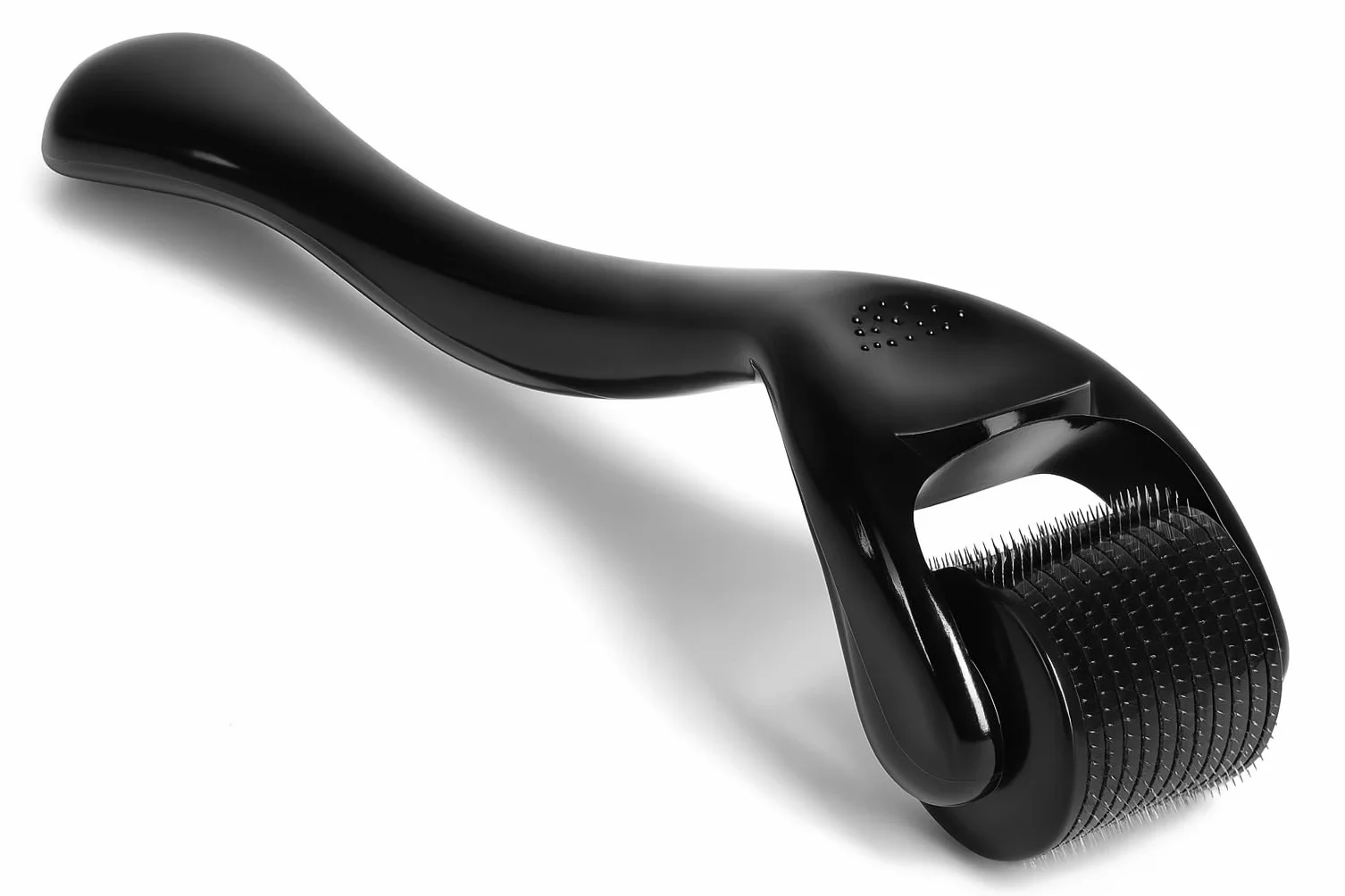 Derma Roller 1,0 mm, 540 tytanowy mikroigłowy wałek do twarzy zmarszczki na twarzy i wypadanie włosów rozstępy wzrost włosów mikroigły profesjonalny zestaw igieł do mikroigły do skóry z etui