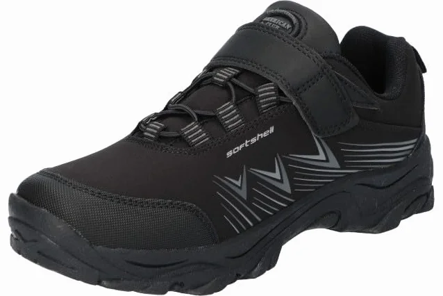WT246 ORYGINALNE SOLIDNE TREKKINGI BUTY SPORTOWE DZIECIĘCE SOFTSHELL RZEP BK 32