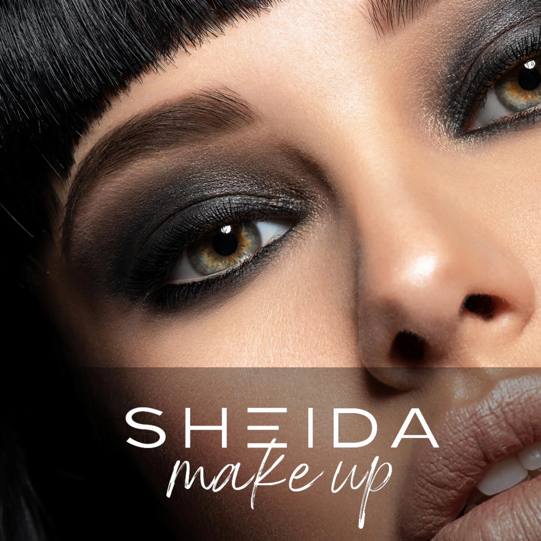 SHEIDA Kohl Kajal Powder Eyeliner – ciemnoszary, wodoodporny, hipoalergiczny eyeliner do powiek Smokey Eyes