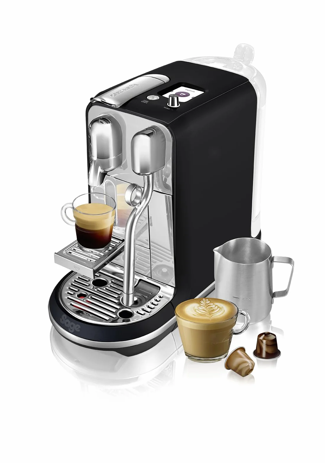 Sage Appliances Nespresso Creatista Plus Ekspres do kawy Czarny SNE800BTR