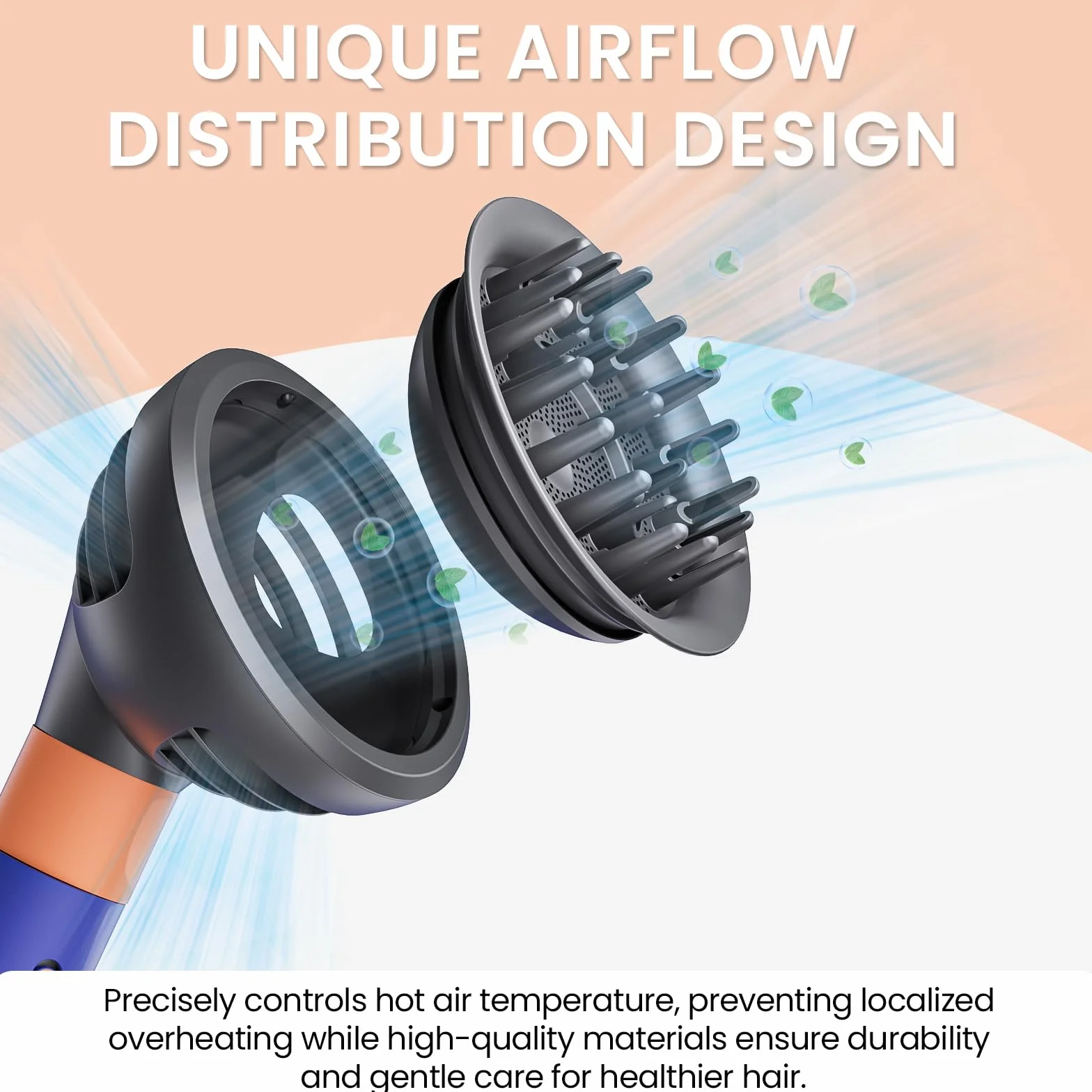 Nowy dyfuzor z kręconymi włosami do Dyson Airwrap, akcesoria z trybem podwójnej kopuły i dyfuzji, kompatybilny ze wszystkimi modelami Dyson