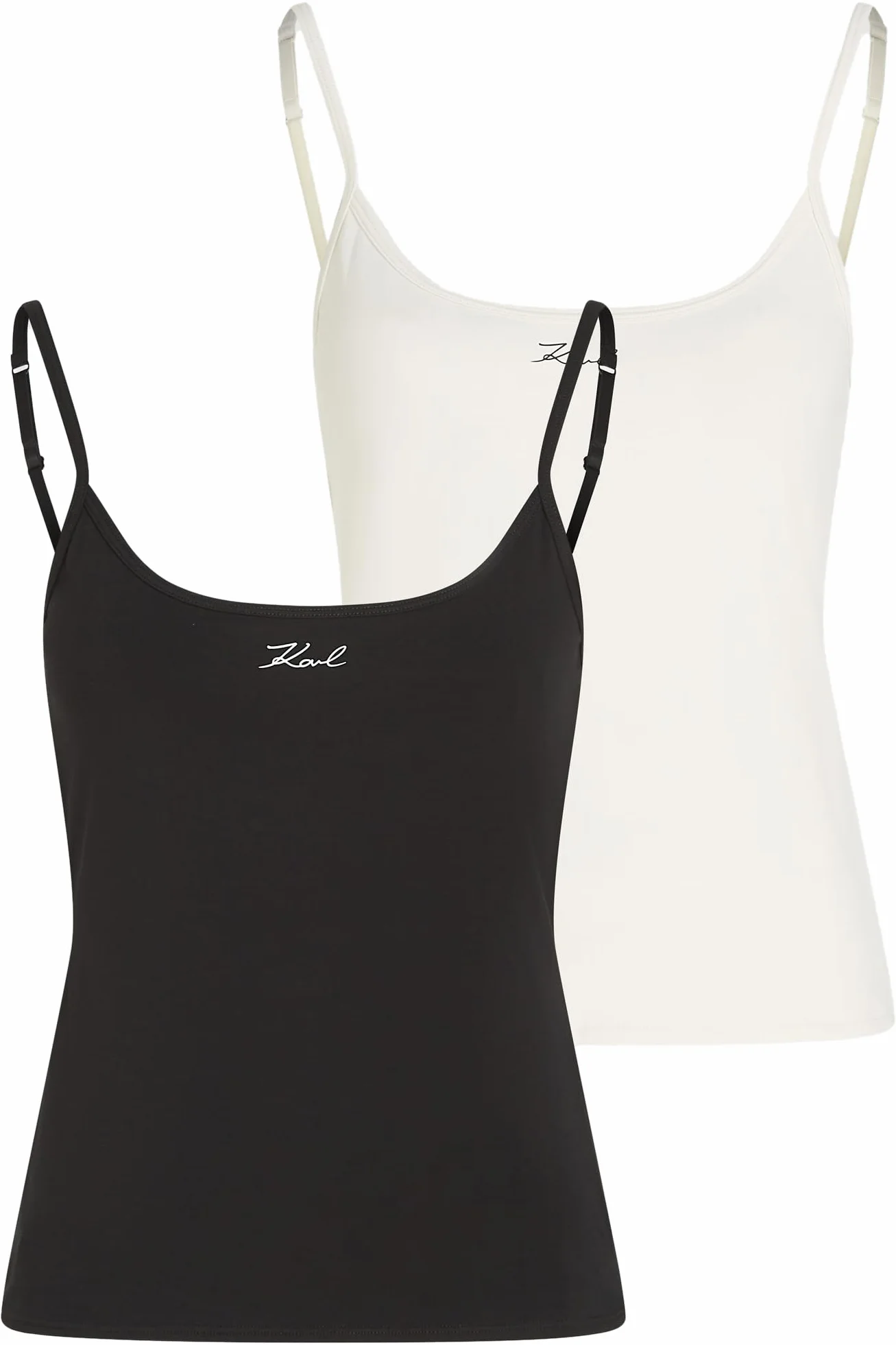 KARL LAGERFELD B.V Cami koszula Kobiety Karl Lagerfeld, Women's, Signature Cami Top (2 Pack)