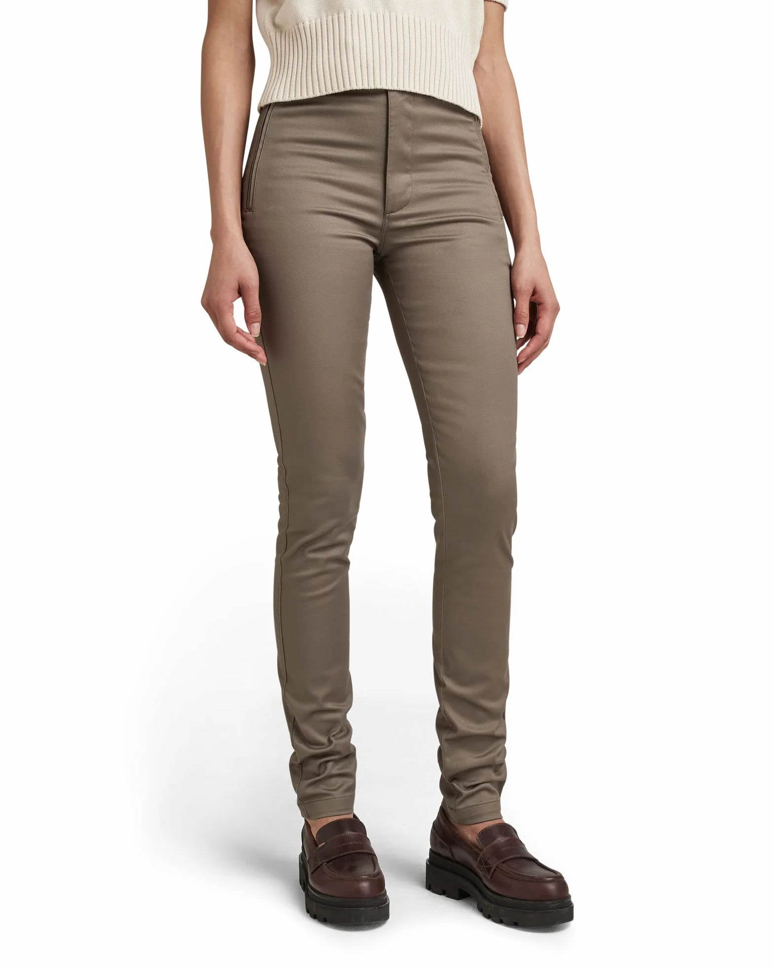G-STAR Weld High Skinny Chino - Spodnie Kobiety