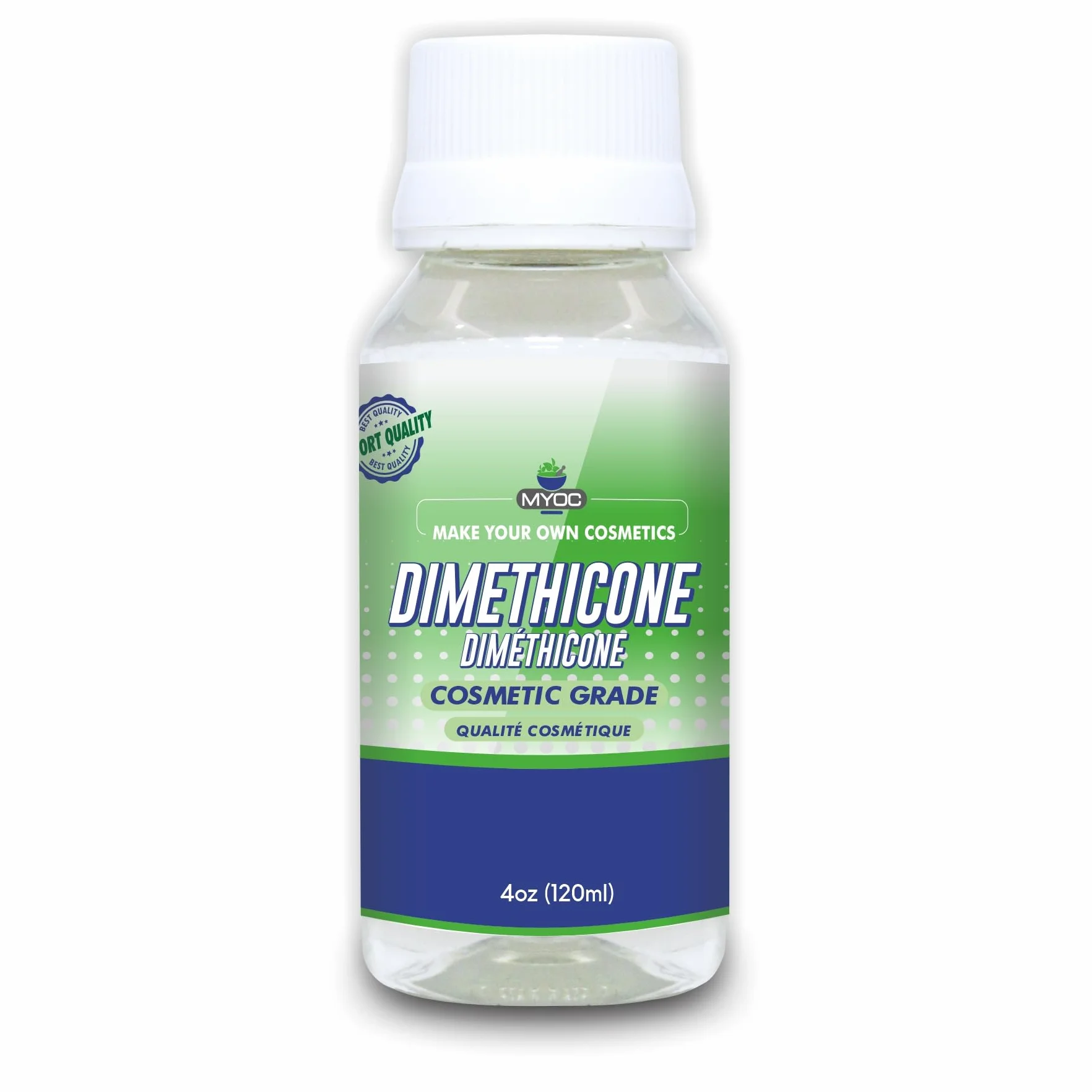 Dimethicone – Cosmetic Grade Silicone for DIY Skincare, serum do włosów i makijażu | 120 ml