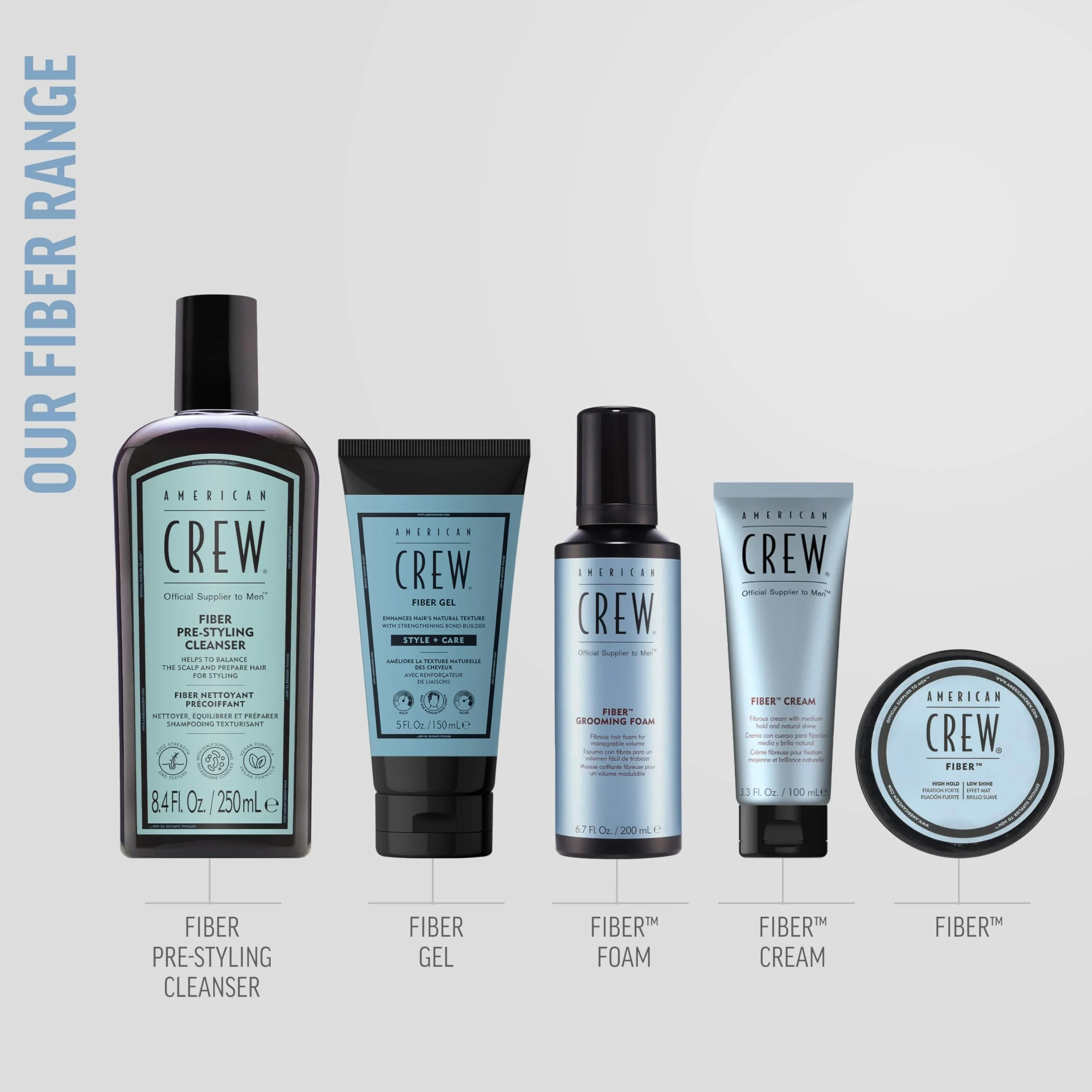 AMERICAN CREW Fiber Cream 100 ml krem do stylizacji włosów średniej przyczepności