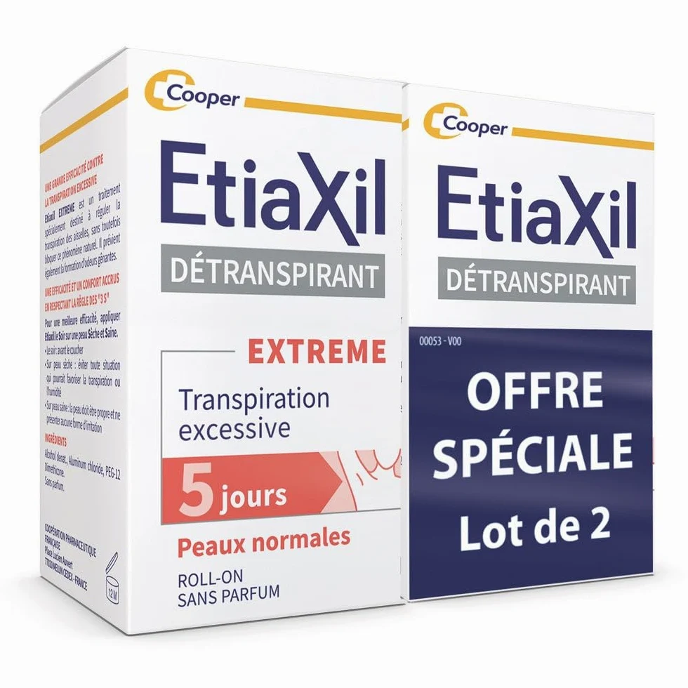 Etiaxil Despirant Nadmierne Pocenie Się Zestaw 2x15ml