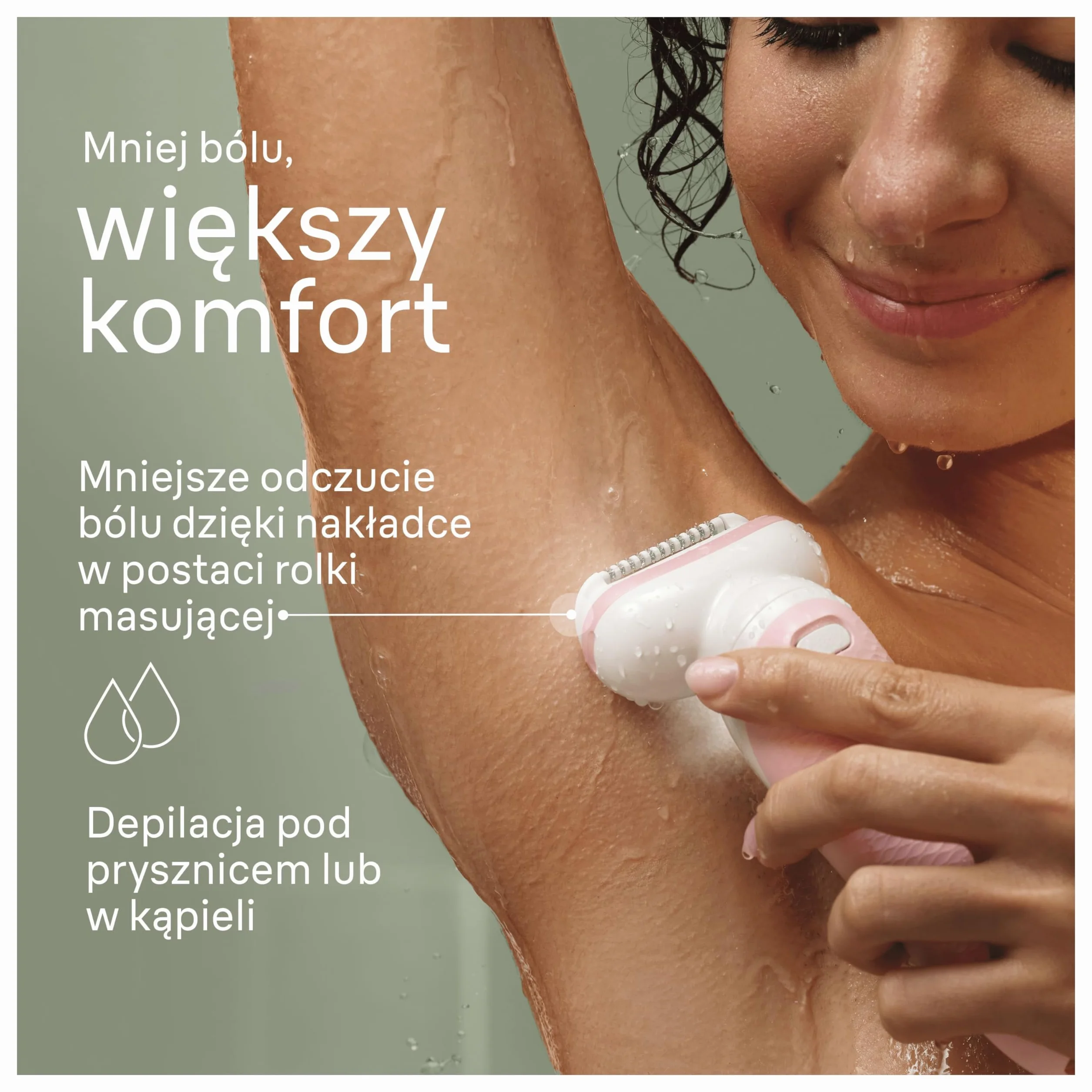 Braun Silk-épil 9 9-000 Depilator z ruchomą głowicą ułatwiającą usuwanie włosów, depilacja na mokro i sucho, gładka skóra przez długi czas, Biały/Flamingo