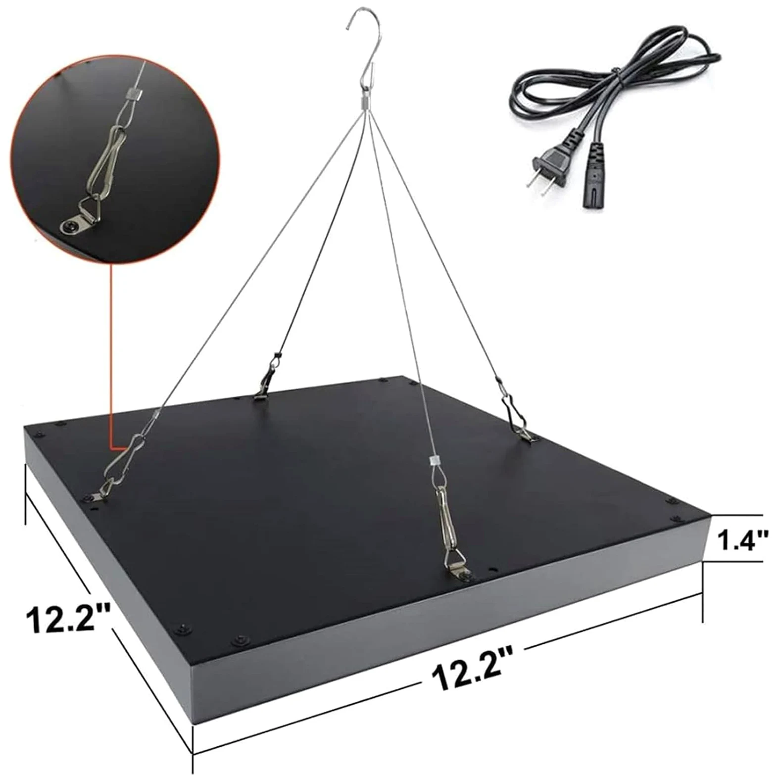 Lampa Opalająca Twarz 460 Nm, 45 W, Niebieska Lampa Samoopalająca Z 225 Diodami LED, Lampa Do Opalania Twarzy I Ciała Z Haczykiem I Okularami Ochronnymi, Regulowany Uchwyt, Do Twarzy I Ciała