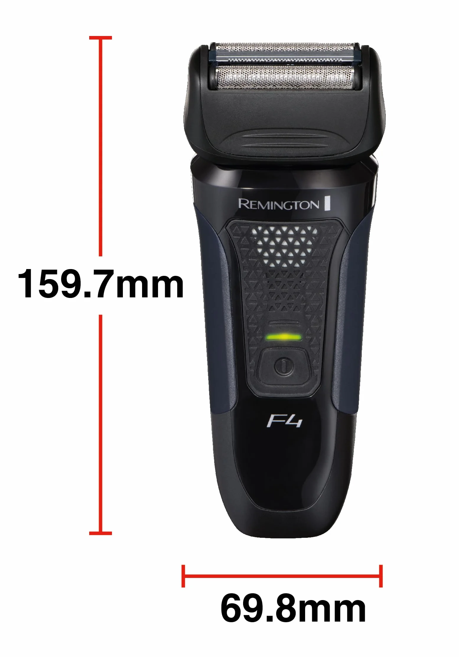 Remington golarka męska, elektryczna, foliowa, bezprzewodowa, wodoodporna, do golenia na sucho i mokro, nasadka do 3 dniowego zarostu, wysuwany precyzyjny trymer, wskażnik LED, Style Series, F4002 F4