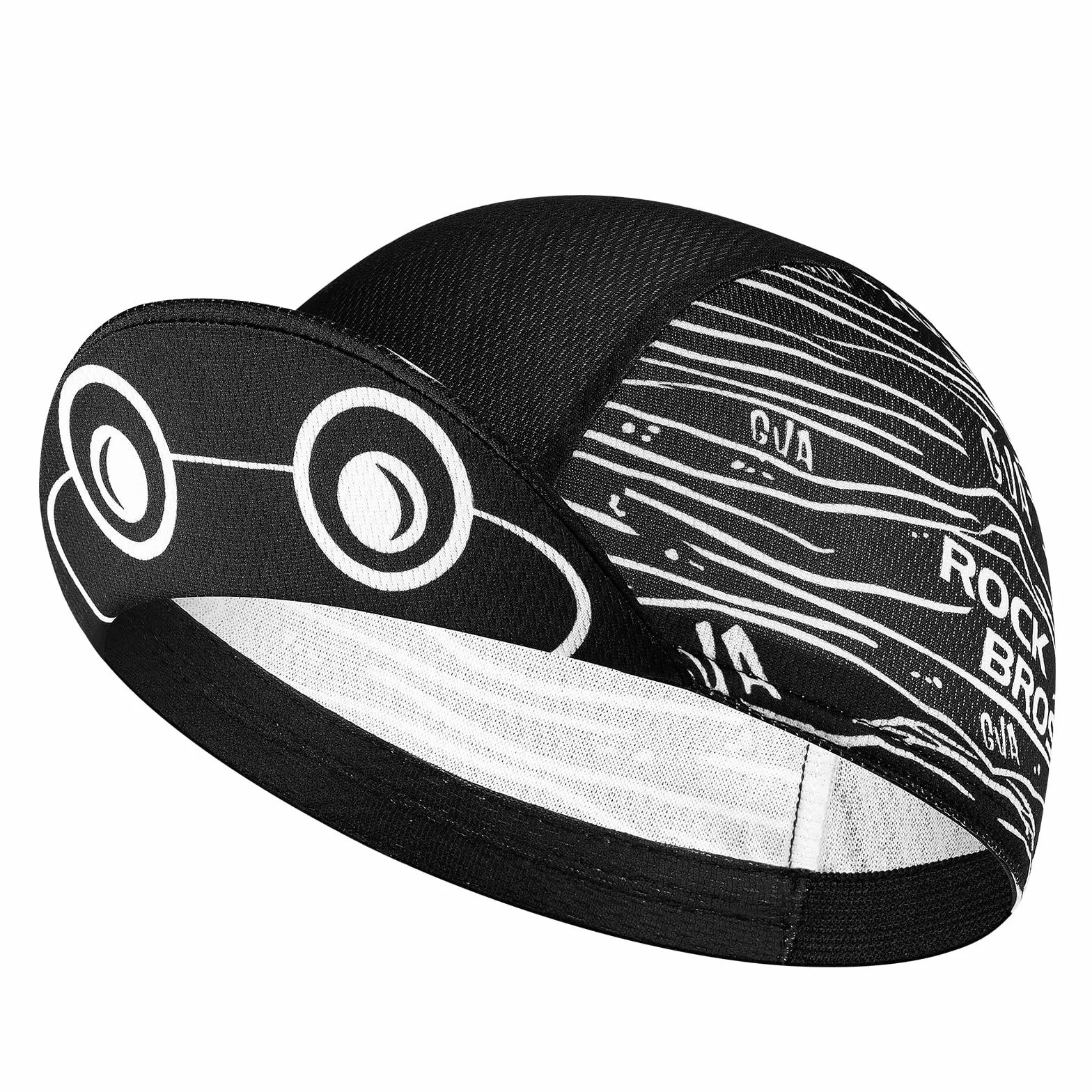 ROCKBROS Czapka Rowerowa Lekka Czapka Rowerowa Przeciwdziałająca Poceniu Się do Sportów Rowerowych, Biegania, Wędkowania, Wędrówek, Pod Kask dla Mężczyzn i Kobiet