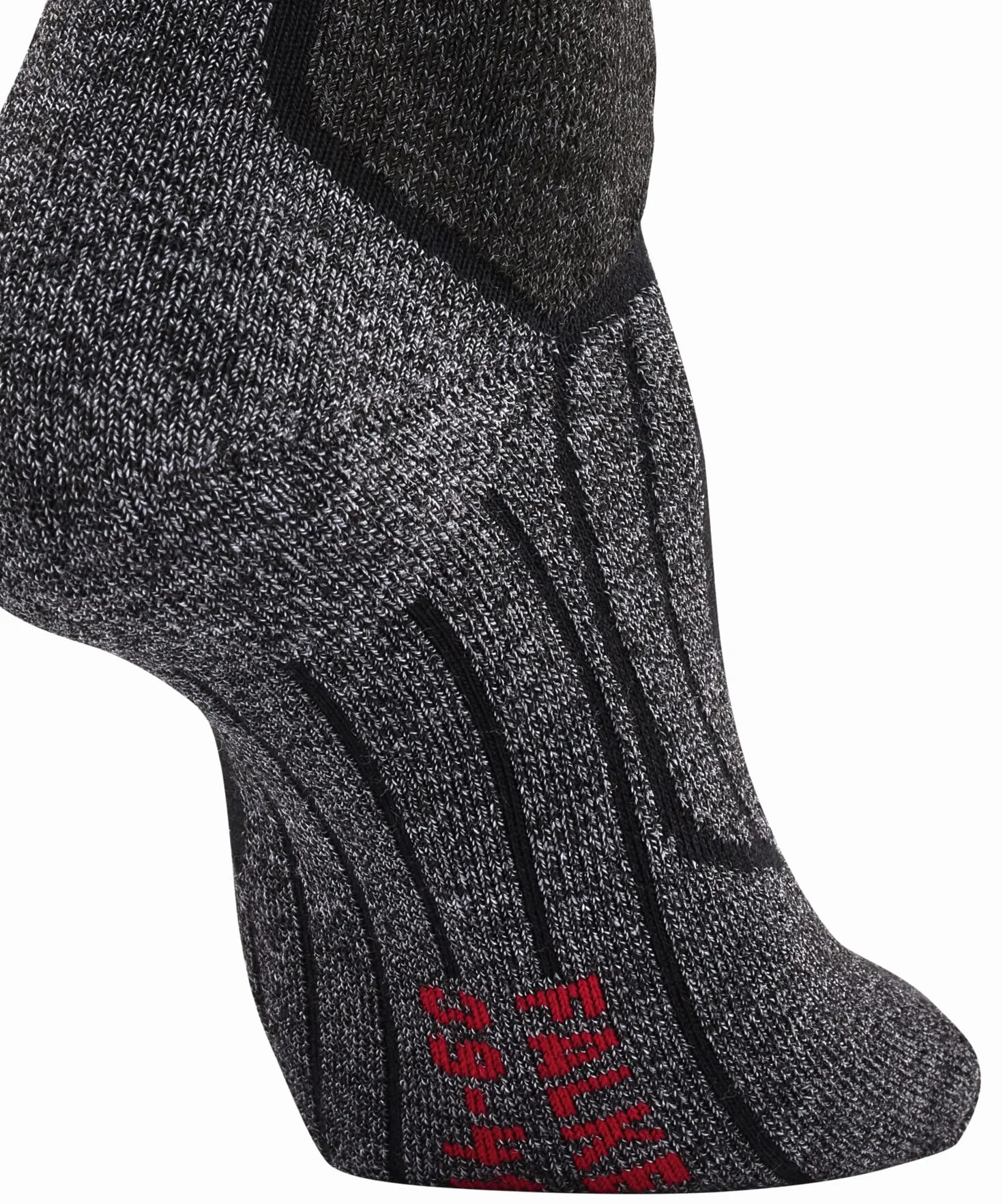 FALKE Mężczyźni Skarpety narciarskie SK2 Intermediate M Kh Wełna ciepłe grube 1 Para, Czarny Black-Mix 3010, 42-43