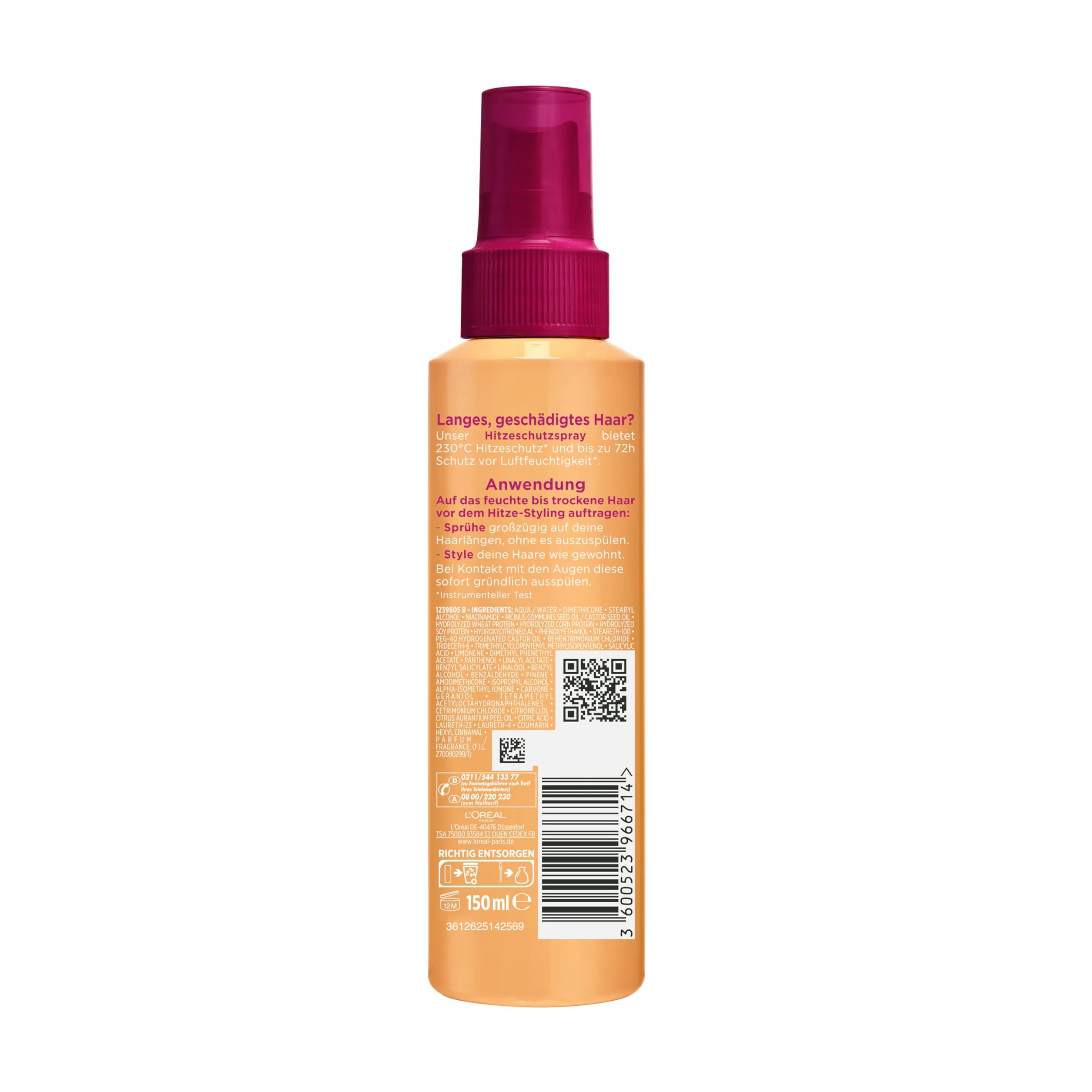 L’Oréal Paris Elvital Dream Lenght Sprej do Włosów, 150 ml